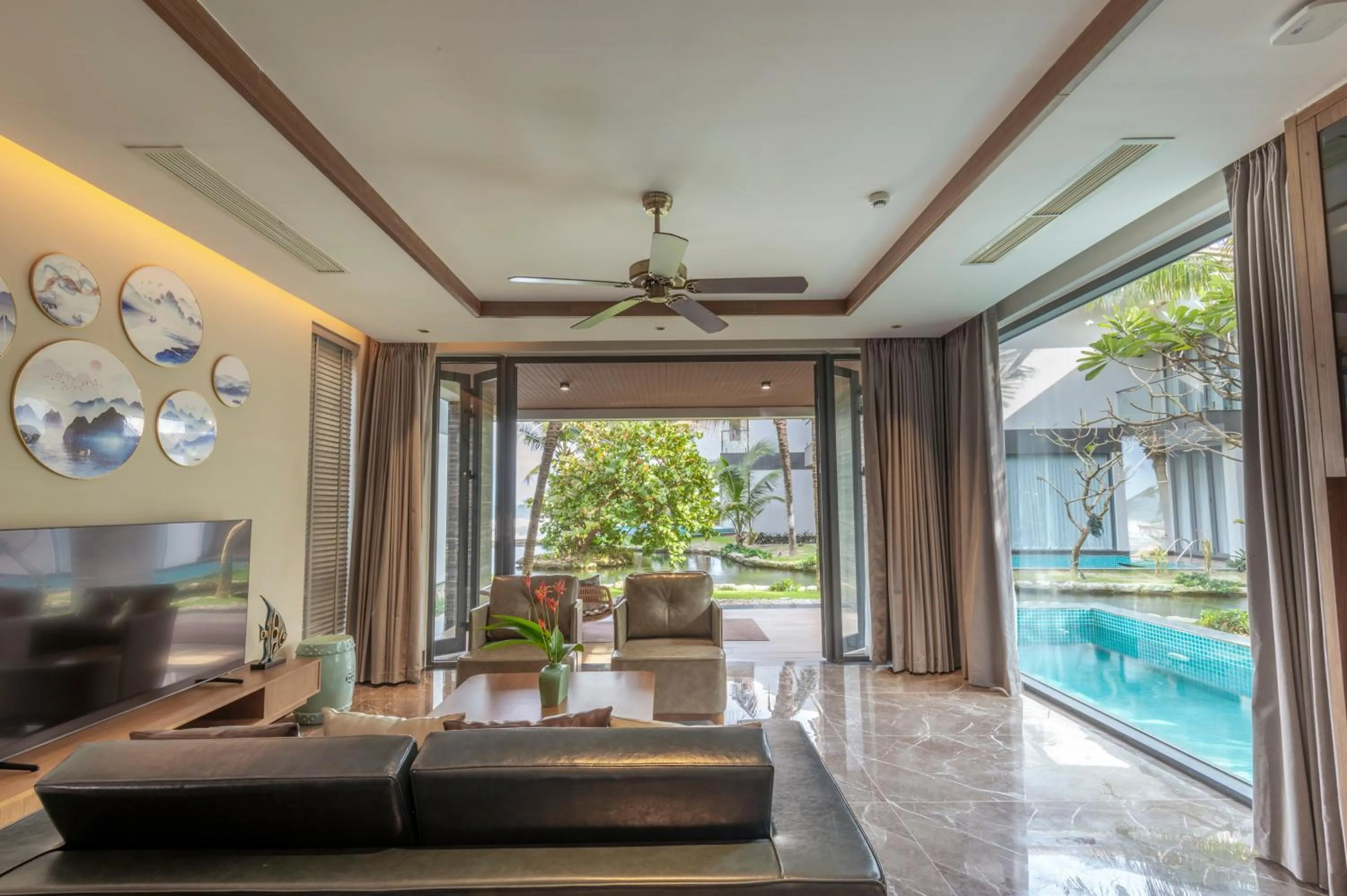 Four-Bedroom Villa with Private Pool and River View in KOI Resort & Residence Da Nang - Inclusive Spa access