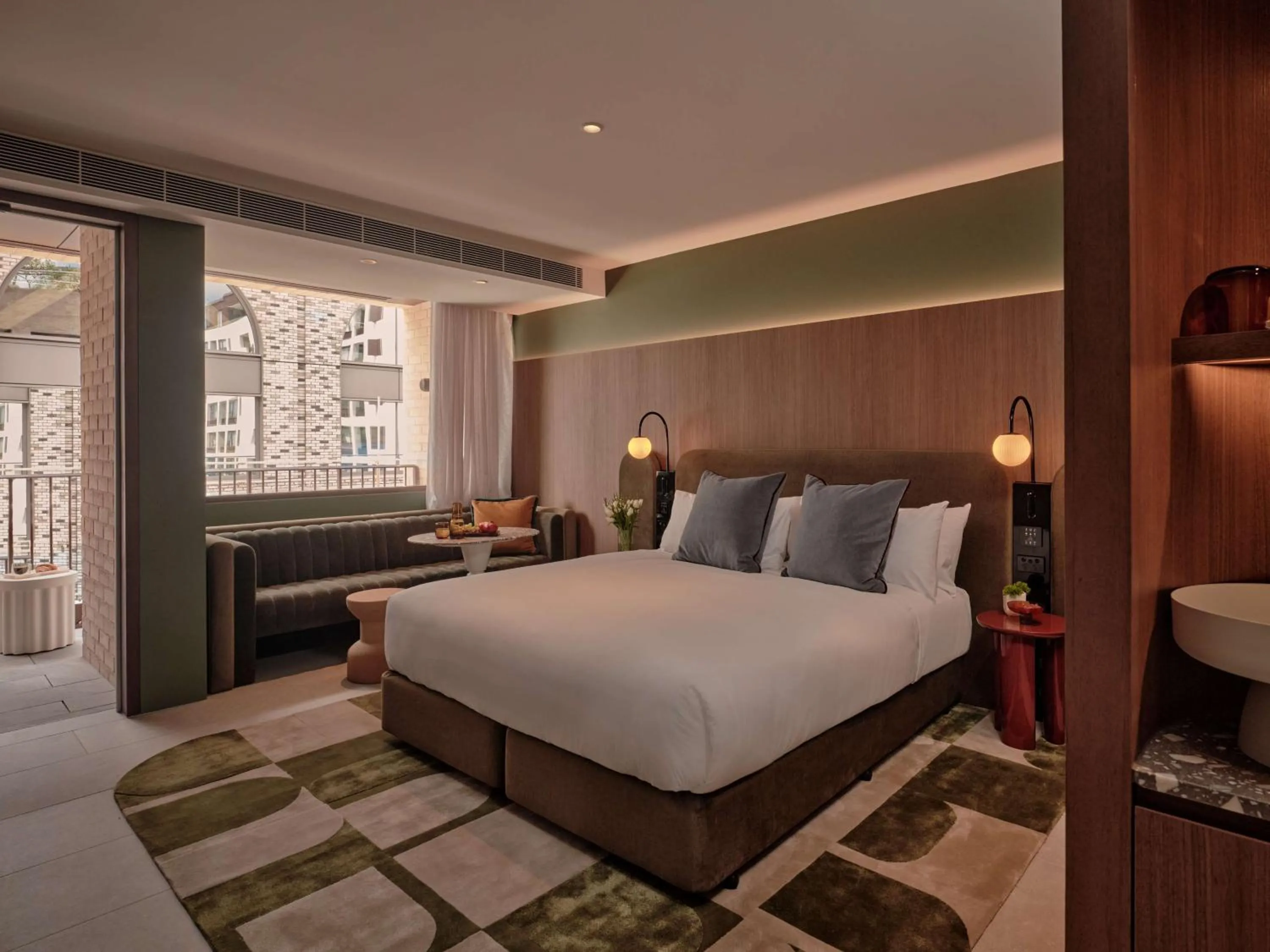 Wunderlich Balcony in The EVE Hotel Sydney