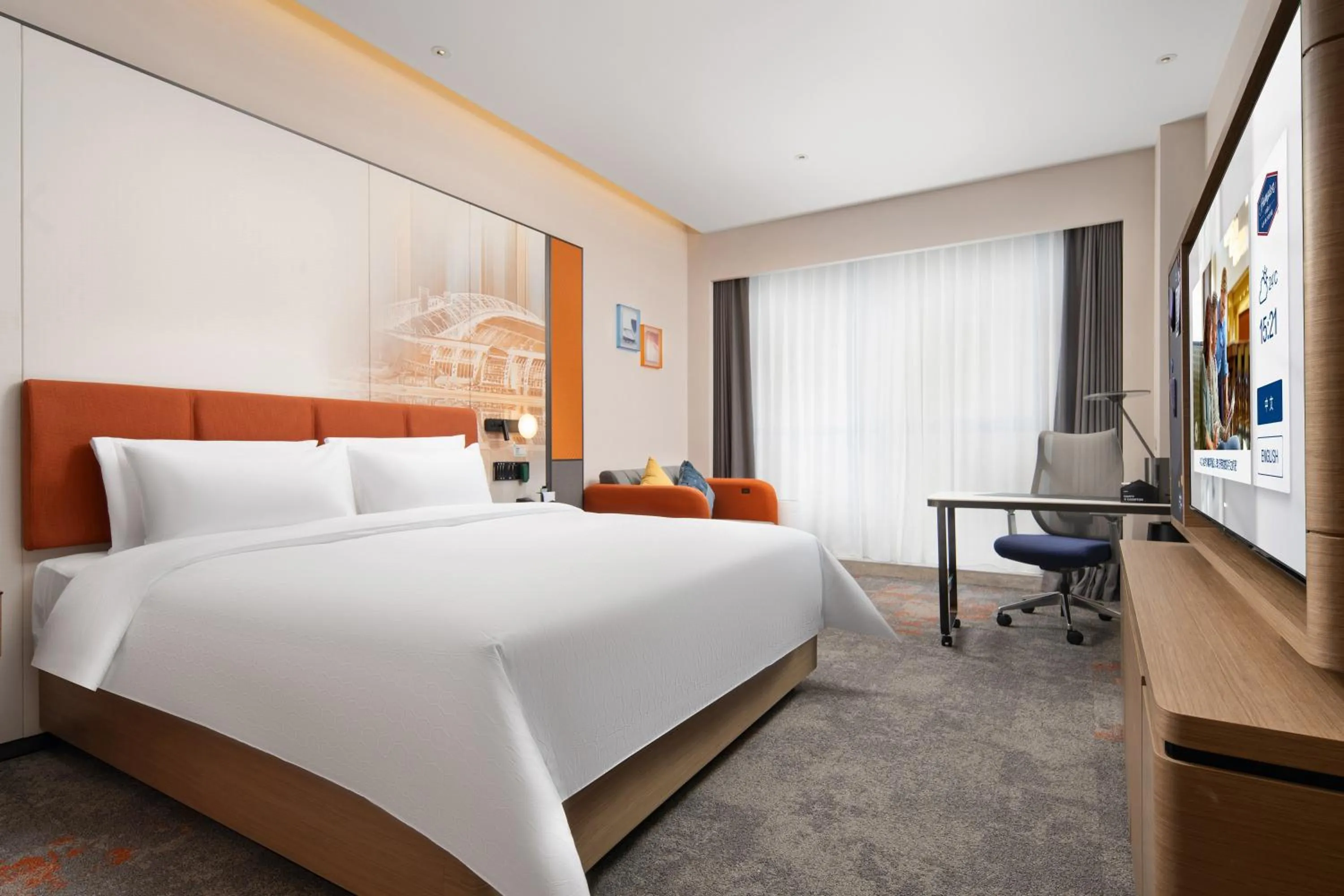 Superior Queen Room in Hampton by Hilton Guangzhou Renhe Baiyun Airport-Free Shuttle Bus During The Canton Fair