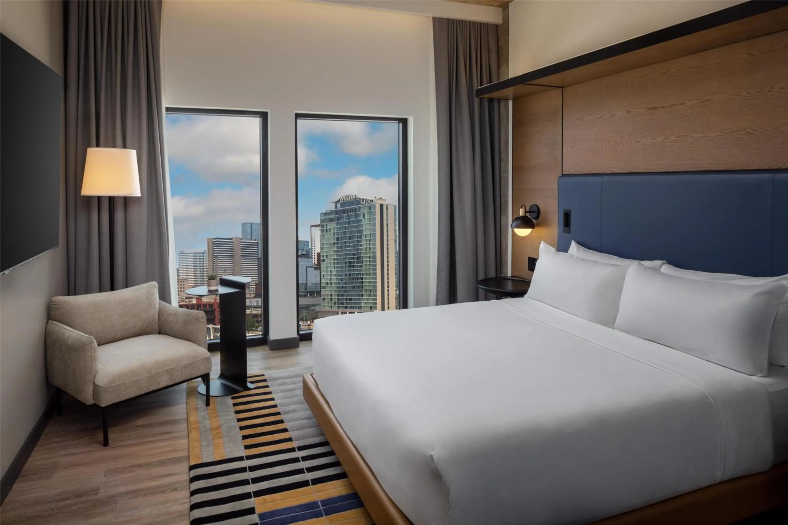 King Room with City View in Canopy By Hilton Nashville Downtown The Gulch