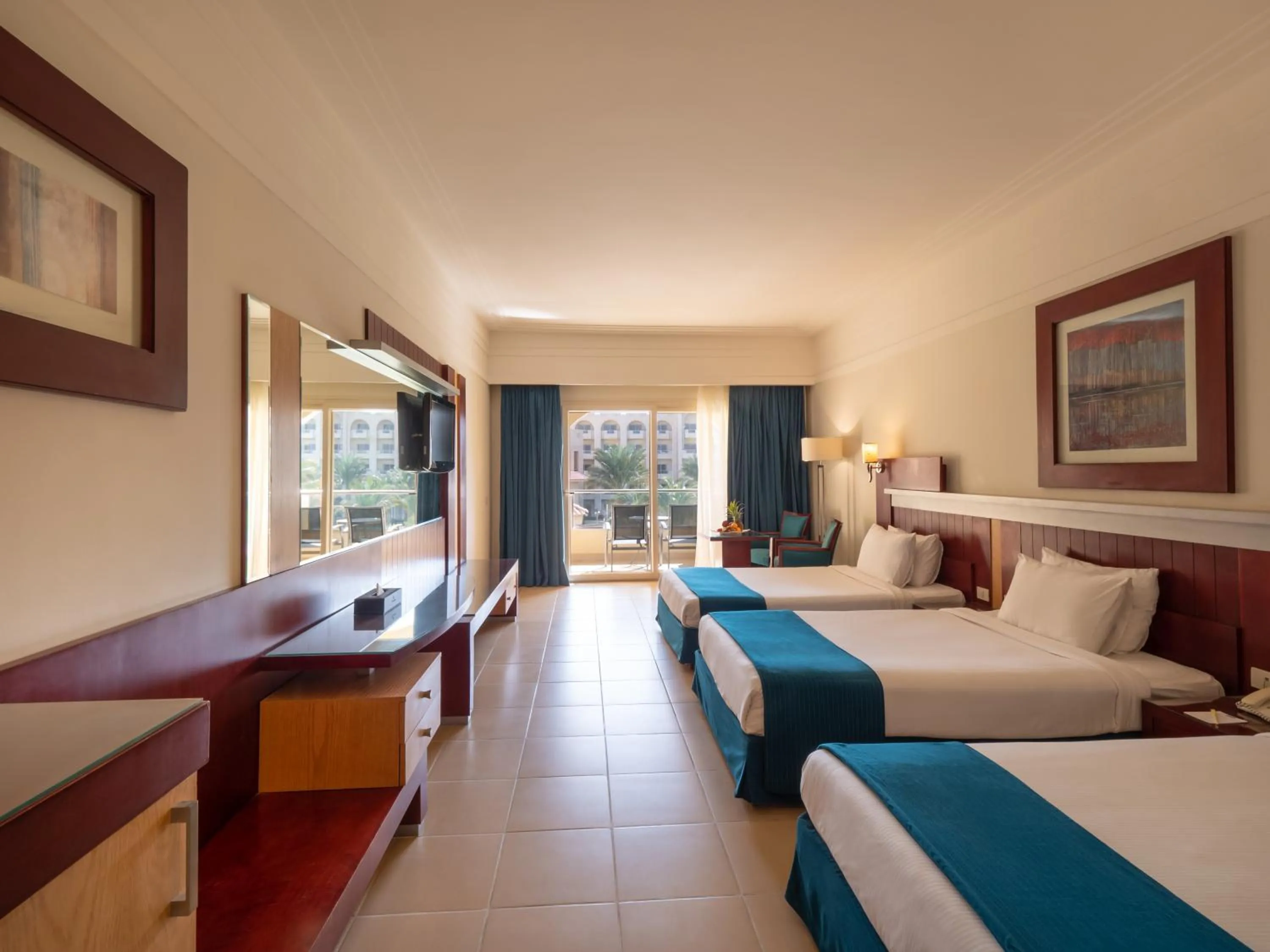 Premium Triple Room - Side Pool View in Serenity Alma Heights - Ex Serenity Fun City