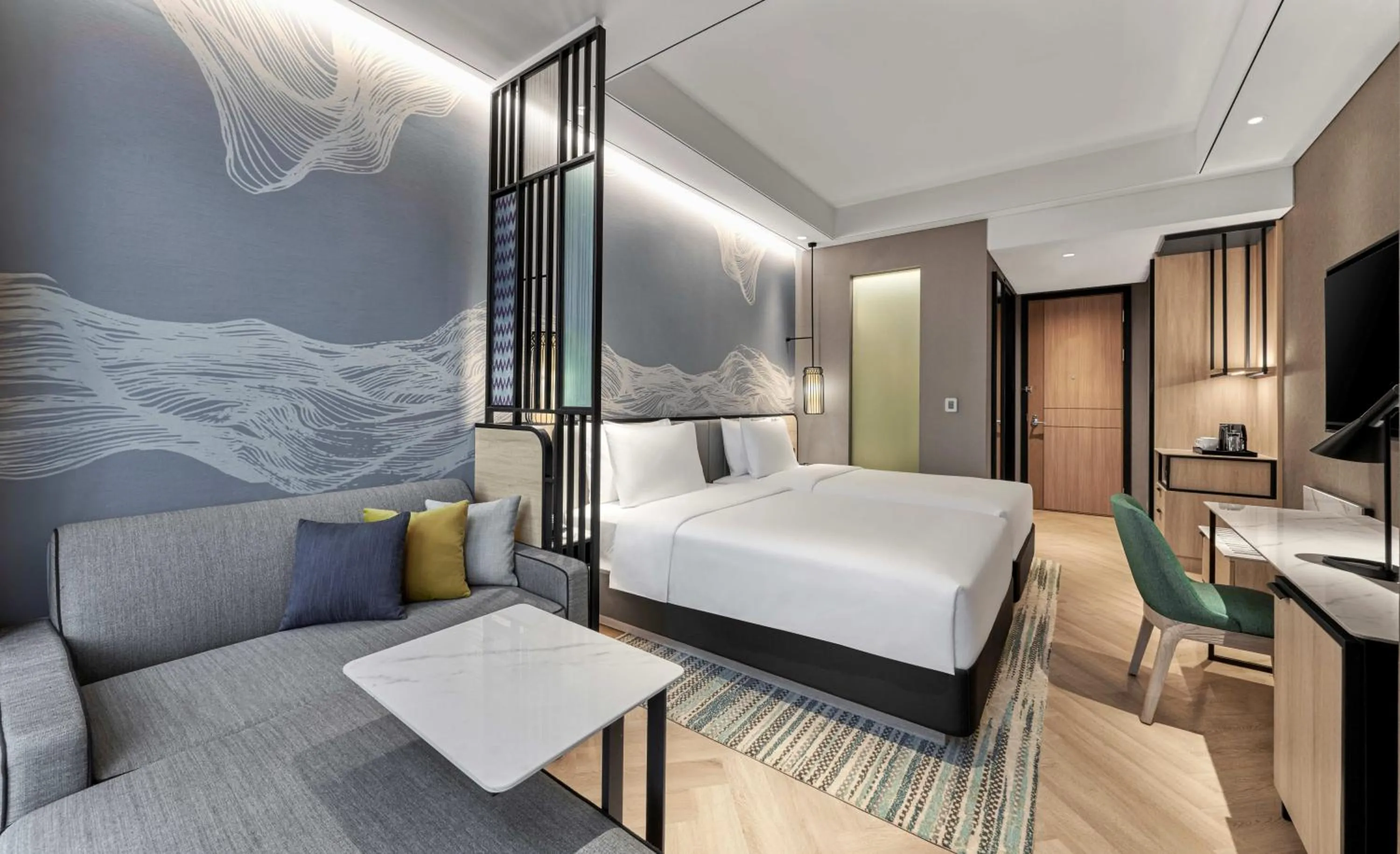 Twin Room with Sofa Bed in Hyatt Place Makassar