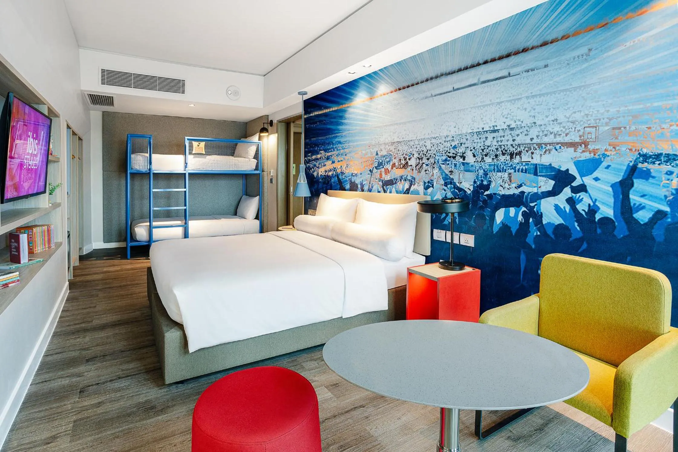 Family Room in ibis Styles Manila Araneta City