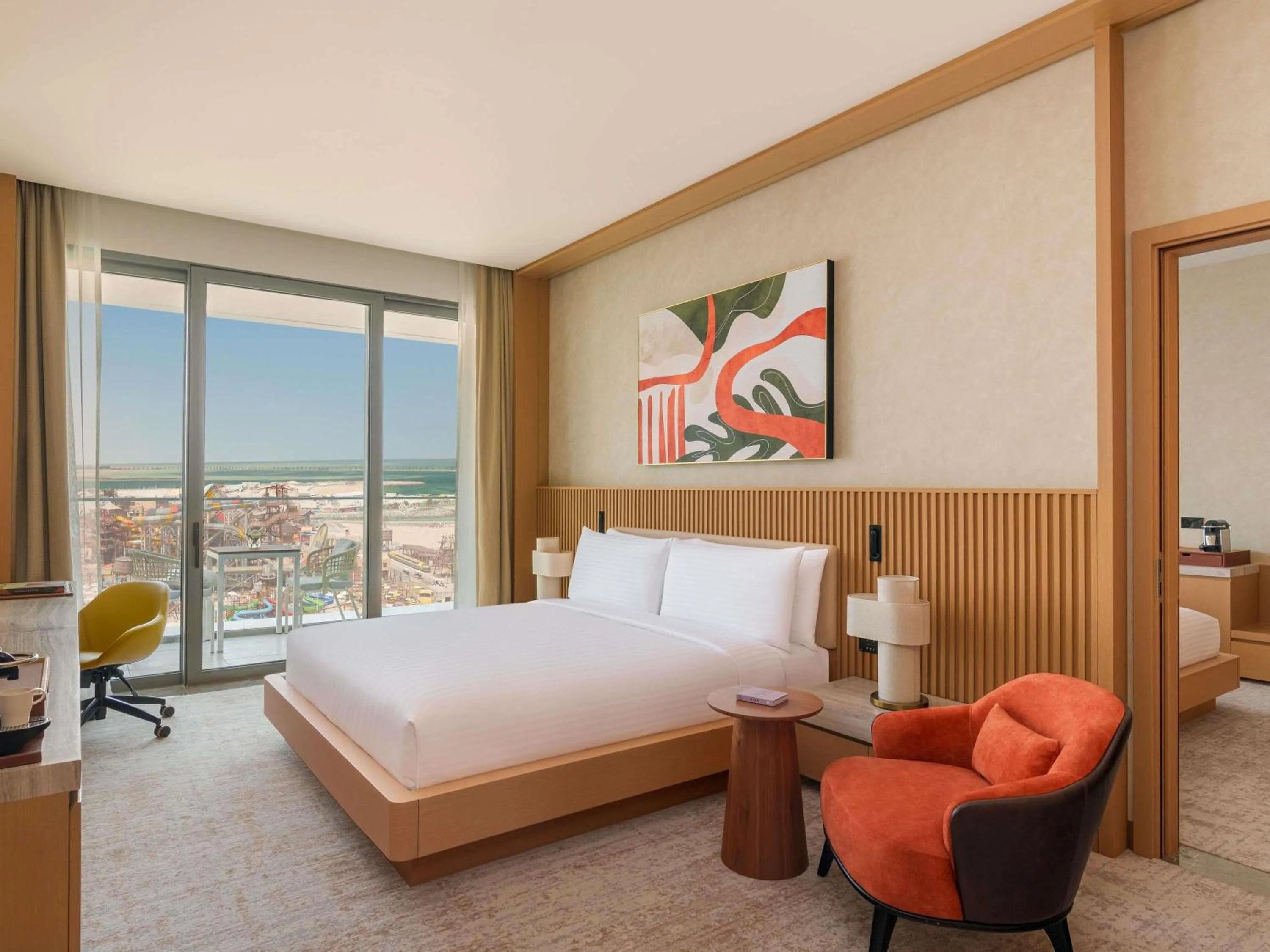 Two Bedroom Family Room Waterpark View with Meryal Waterpark Access - single occupancy in Rixos Premium Qetaifan Island North