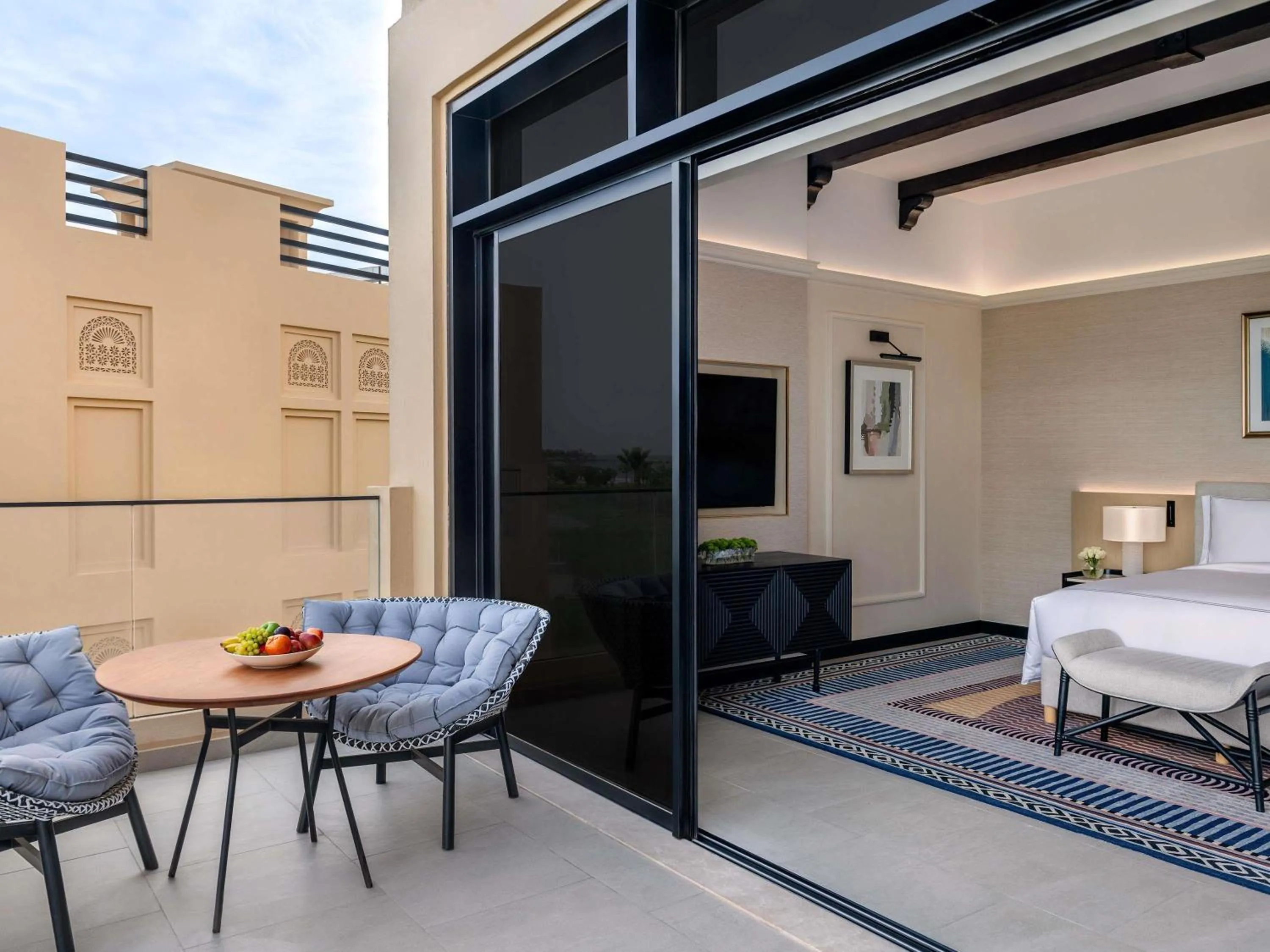 One-Bedroom Magnifique Suite with Garden View and Club Access in Sofitel Al Hamra Beach Resort