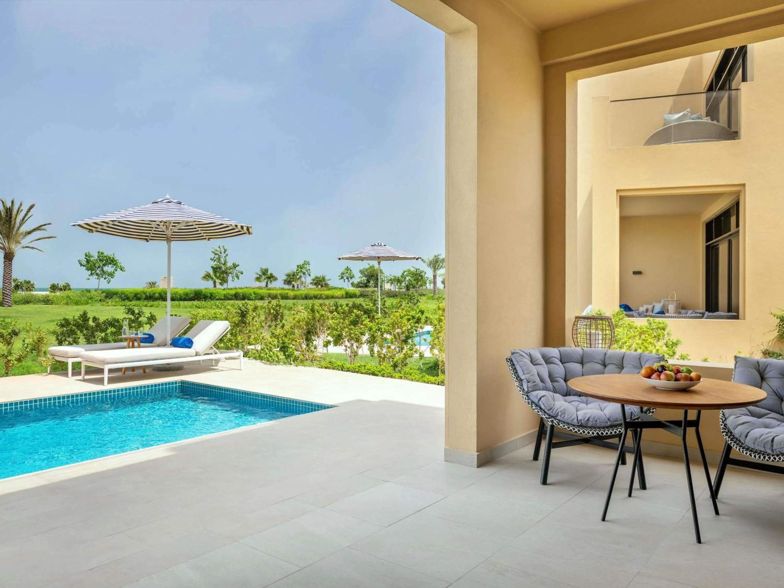 One-Bedroom Imperial Suite with Private Pool and Club Access - Beachfront in Sofitel Al Hamra Beach Resort