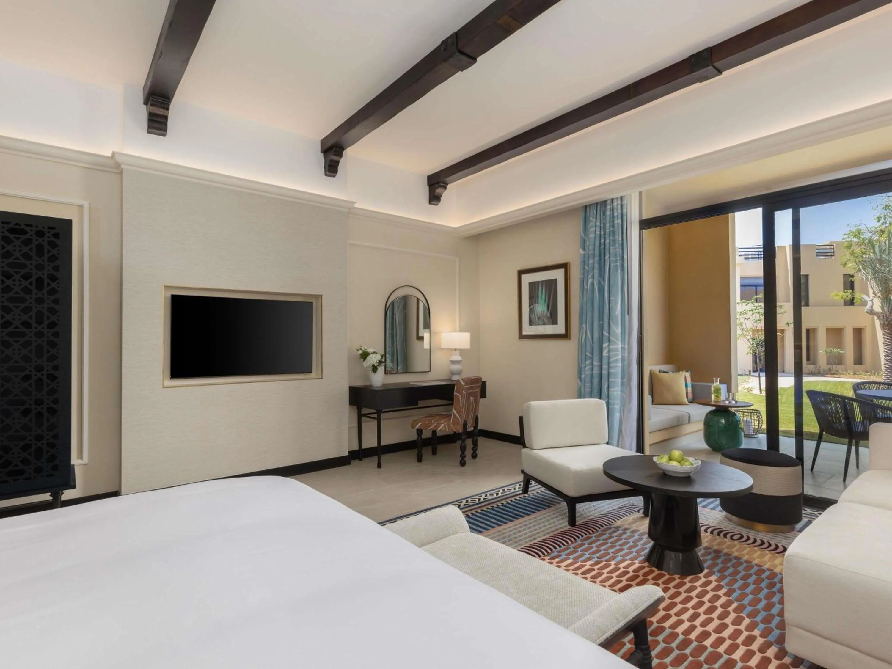 Luxury King Room with Garden View in Sofitel Al Hamra Beach Resort