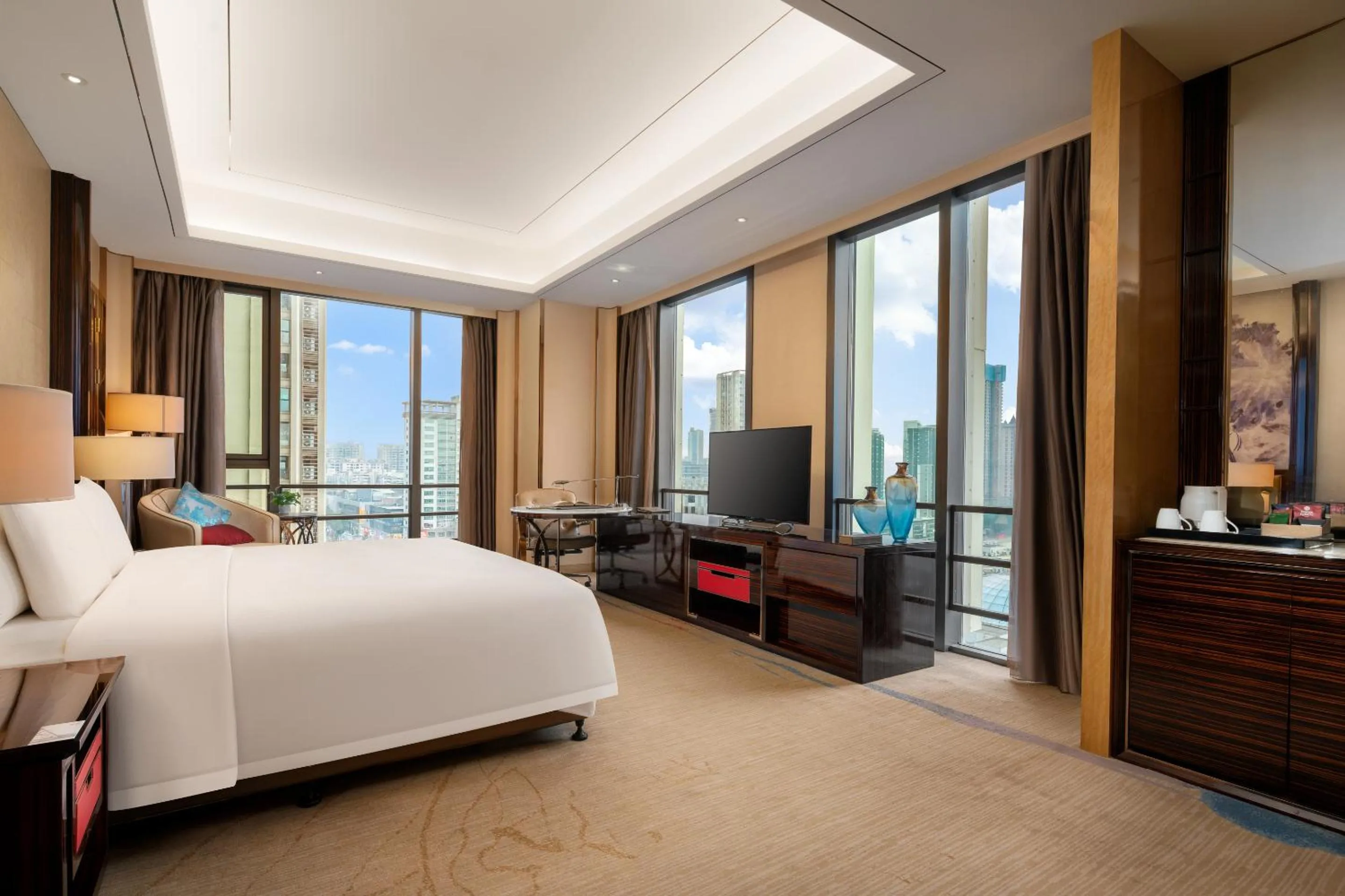 Grand King Room in Wanda Vista Dongguan - Free Canton Fair shuttle bus during Canton Fair period