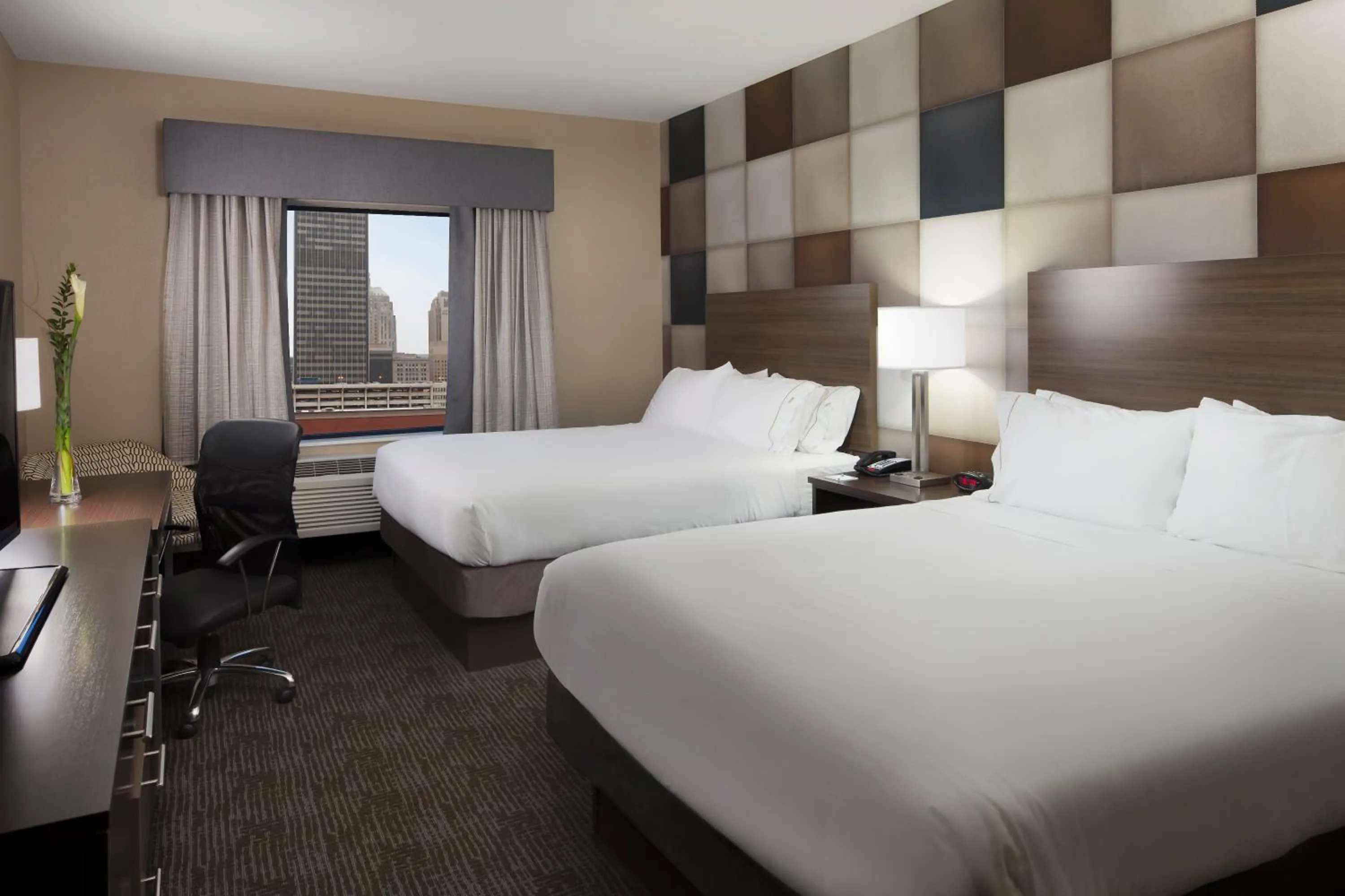 Standard Queen Room with Two Queen Beds - Communications Accessible in Holiday Inn Express & Suites Oklahoma City Downtown - Bricktown by IHG