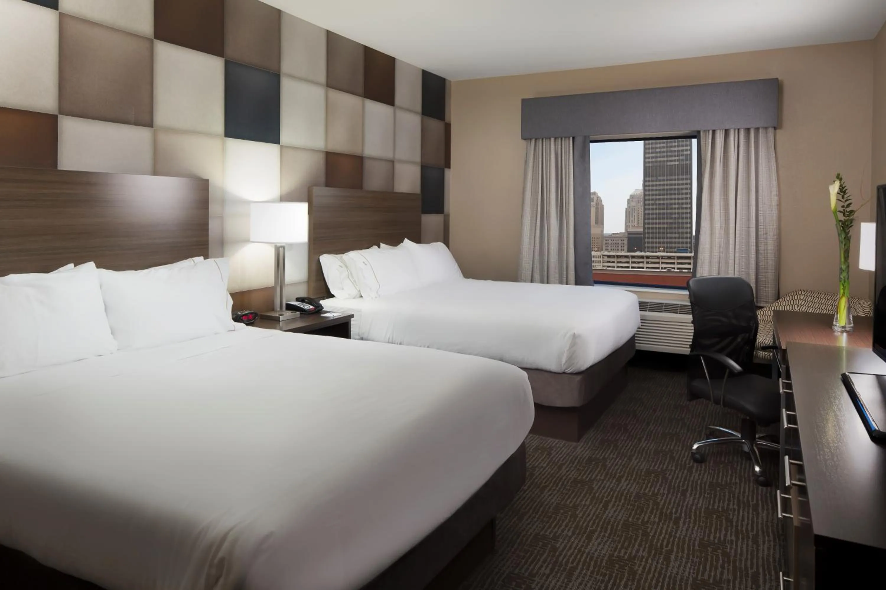 Standard Queen Room with Two Queen Beds in Holiday Inn Express & Suites Oklahoma City Downtown - Bricktown by IHG