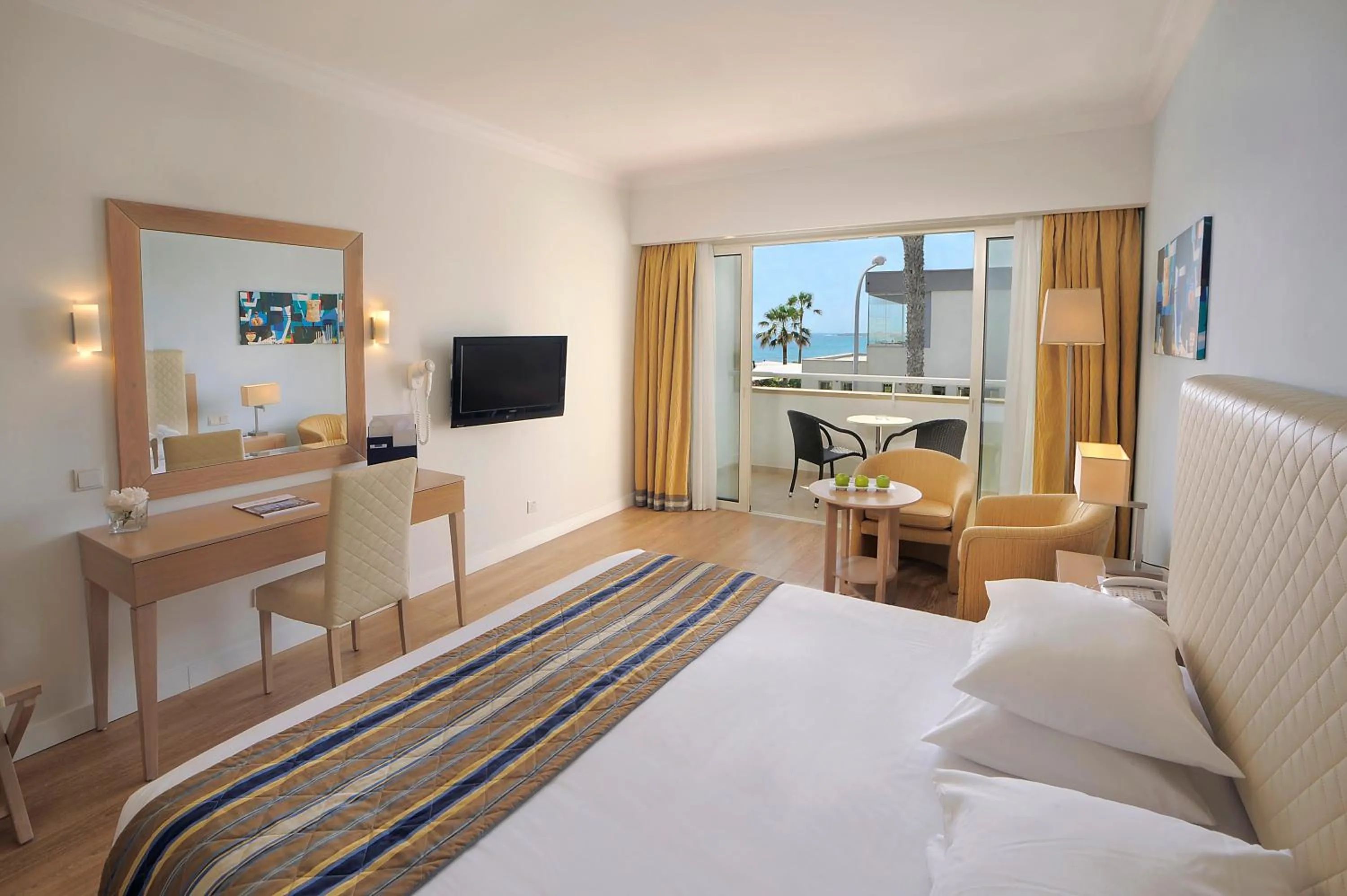 Deluxe Double or Twin Room with Side Sea View - single occupancy in Olympic Lagoon Resort Paphos