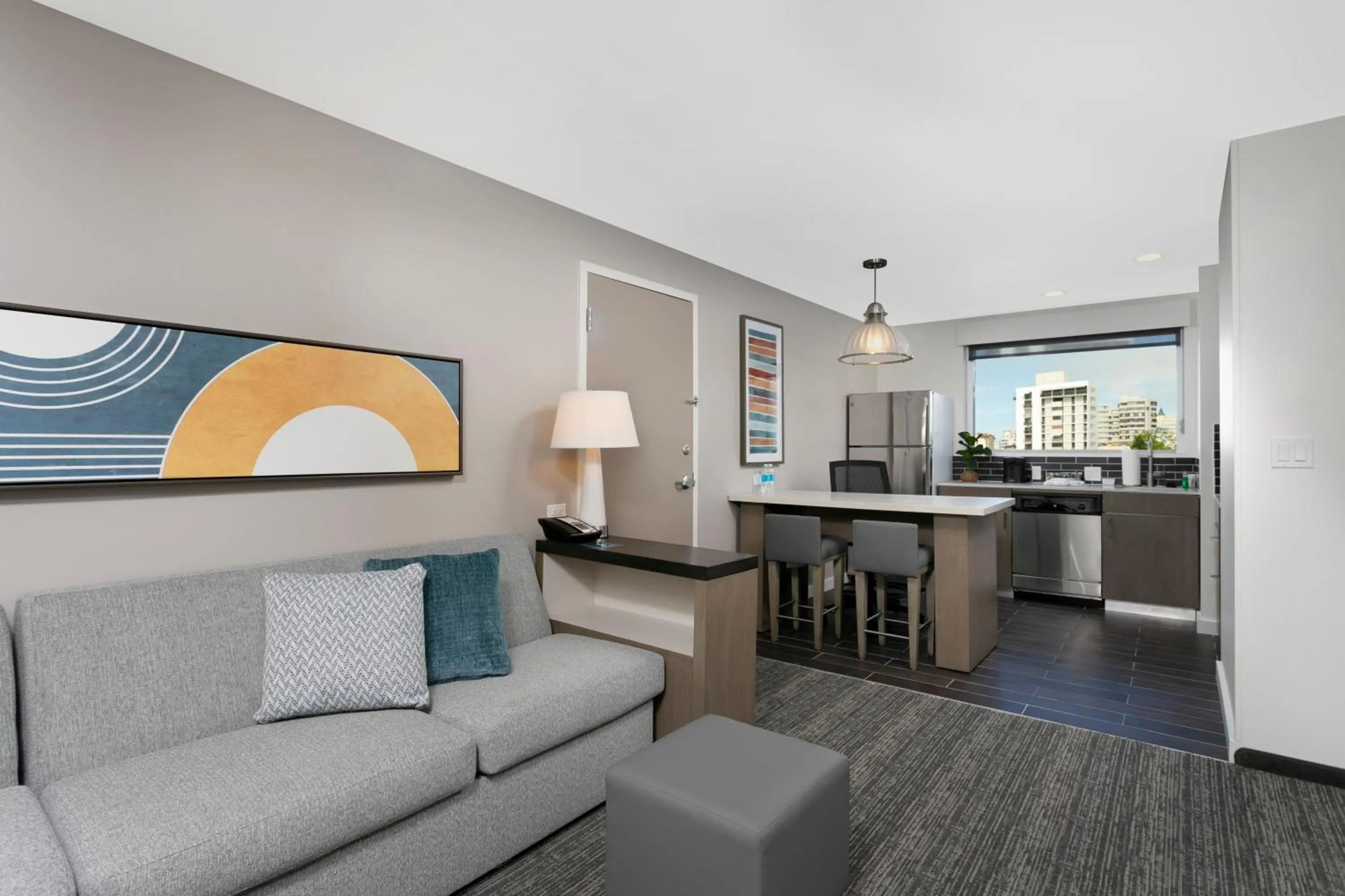 One-Bedroom King Suite with Kitchen in Hyatt House San Juan