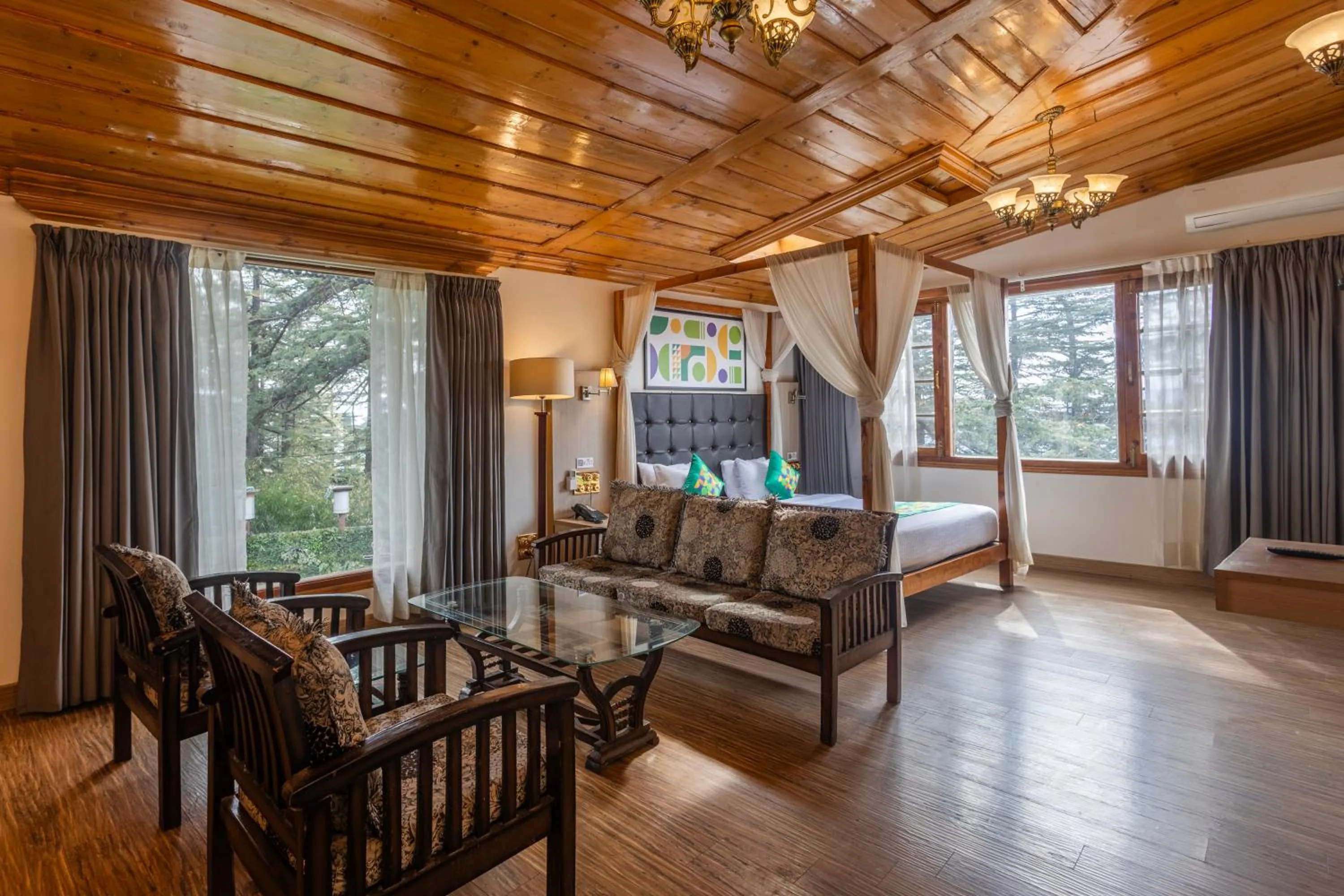 Deluxe Room with Garden View in Treebo Premium Torrentium - A Heritage Hotel