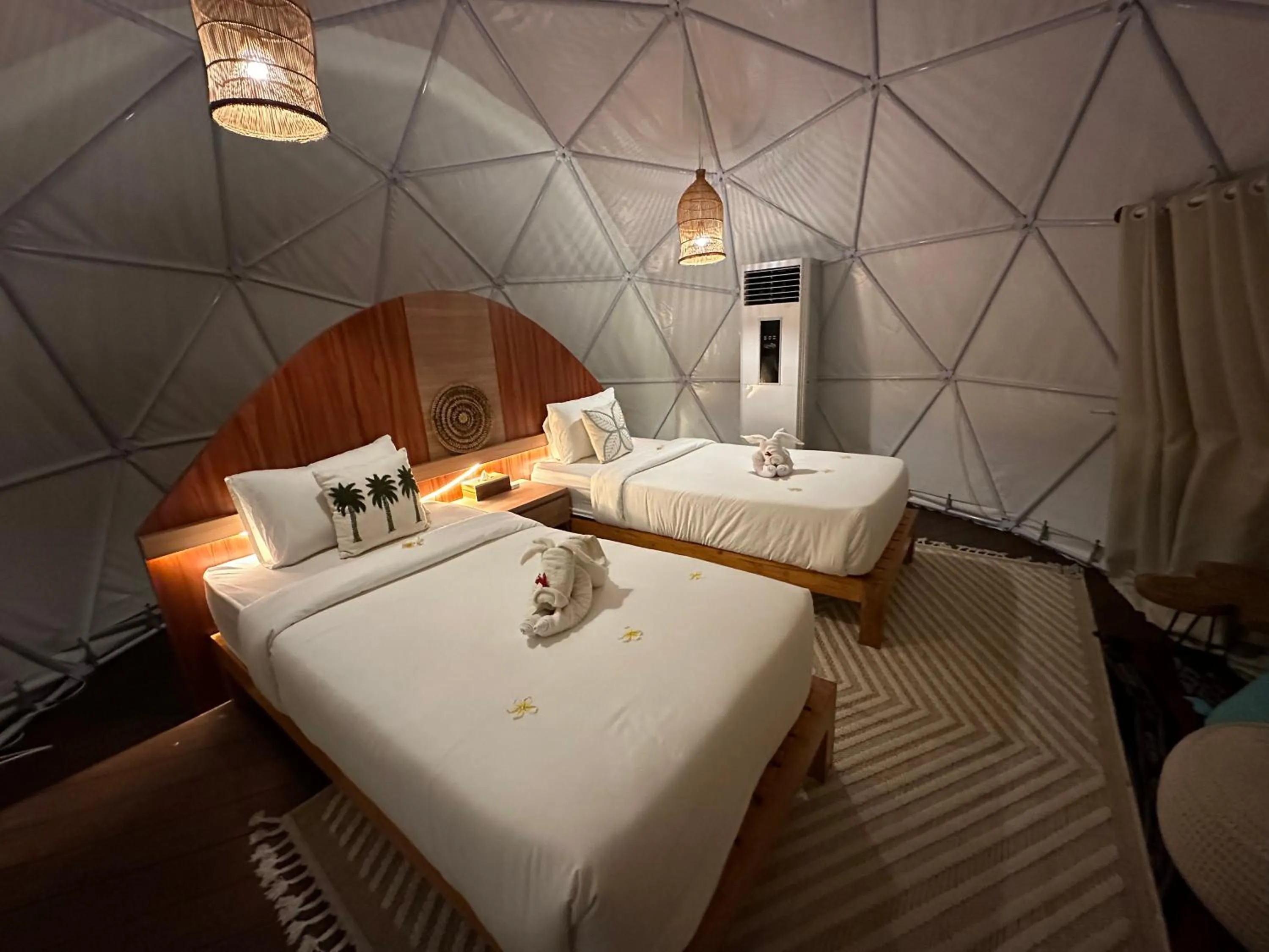 Family Dome Tent Twin in Glamping @ Pebbles & Fins