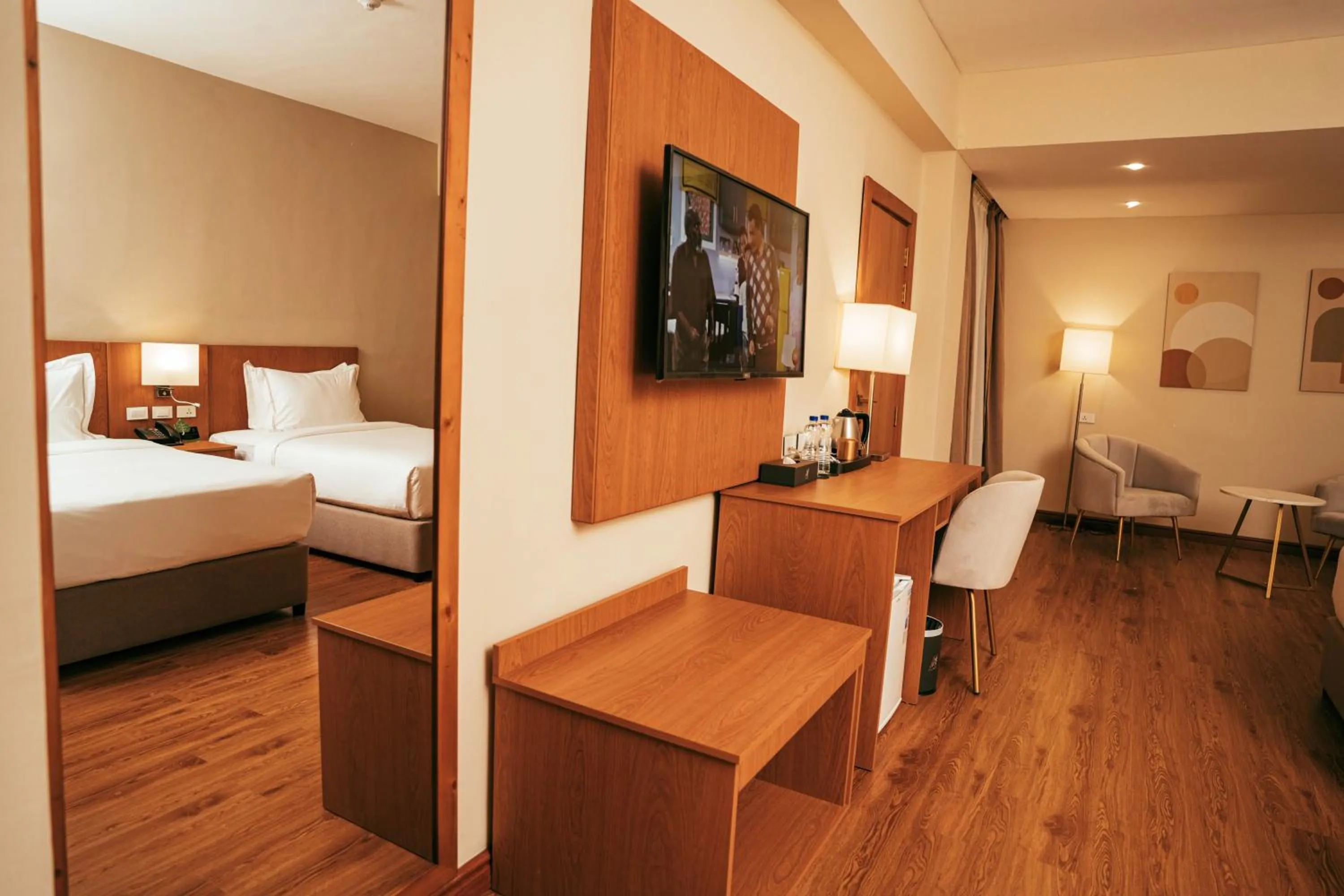 Standard Twin Room in AYA Addis Hotel