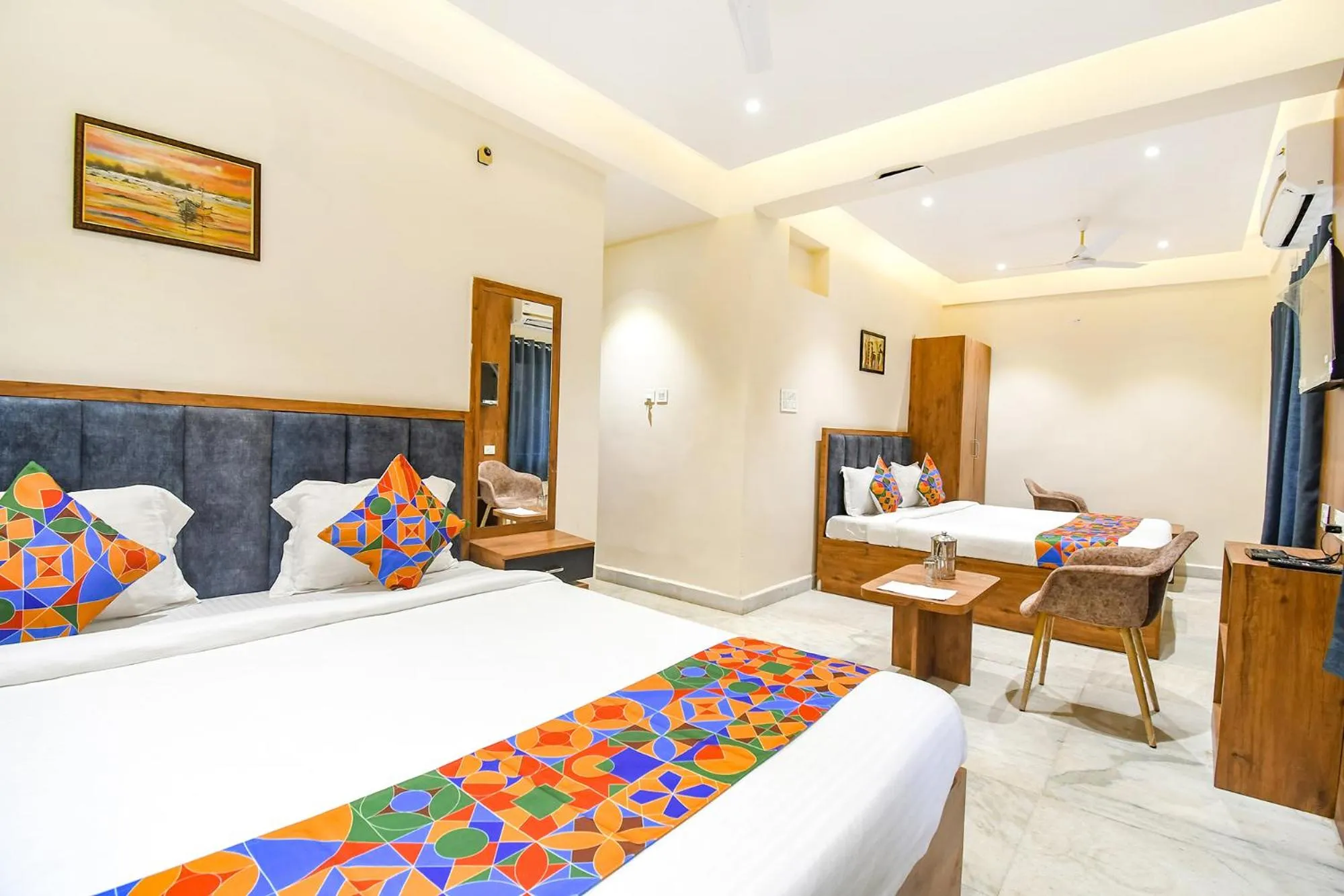 Family Room - single occupancy in FabHotel Prime The Golden Plaza - Nr Tarapith Temple