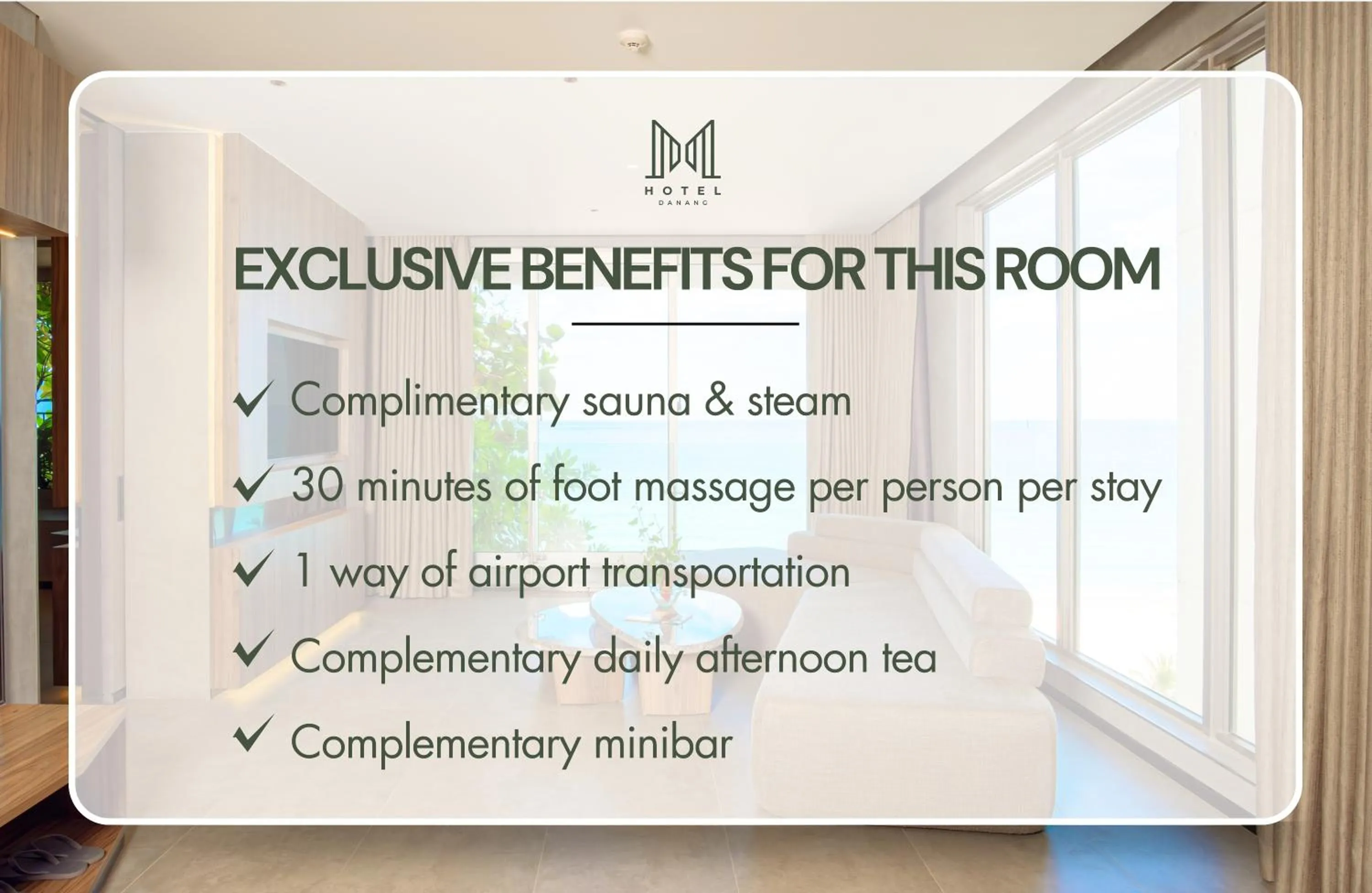  Special Offer - Two Bedroom Apartment Oceanfront in M Hotel Danang