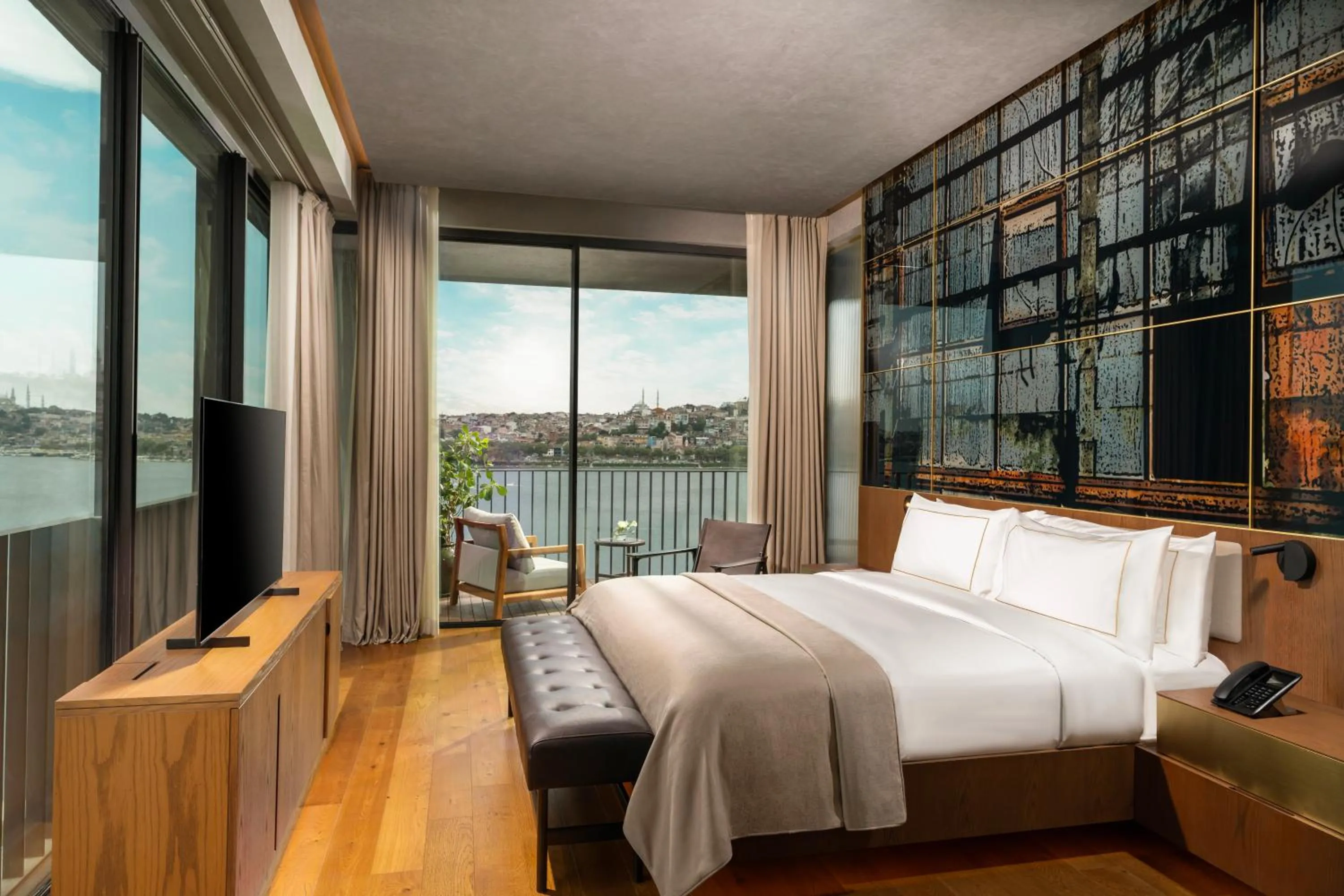 One-Bedroom Premium Suite with Terrace and Sea View in Rixos Tersane Istanbul