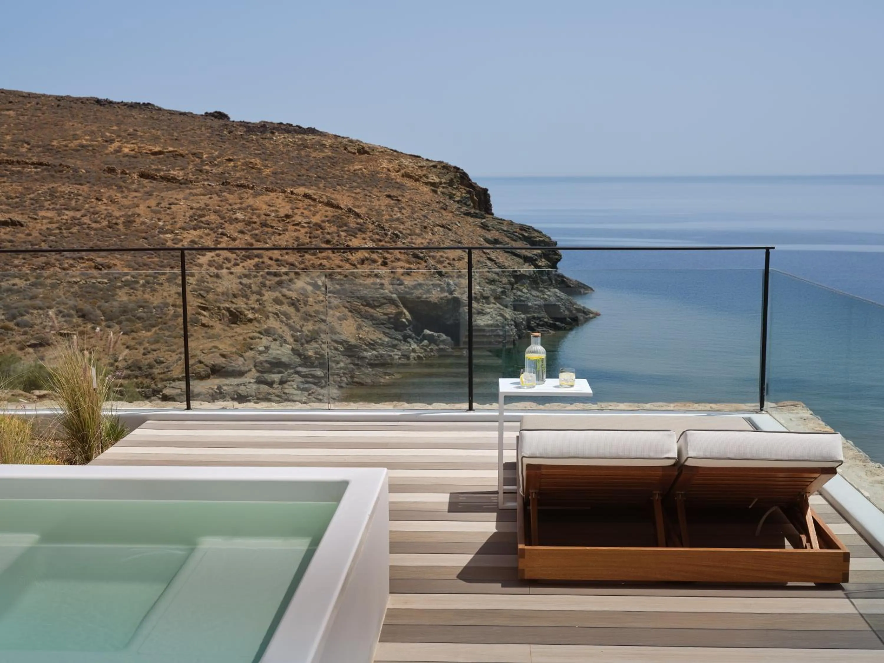 Panoramic King Suite with Spa in Semeli Coast Mykonos Curio Collection by Hilton