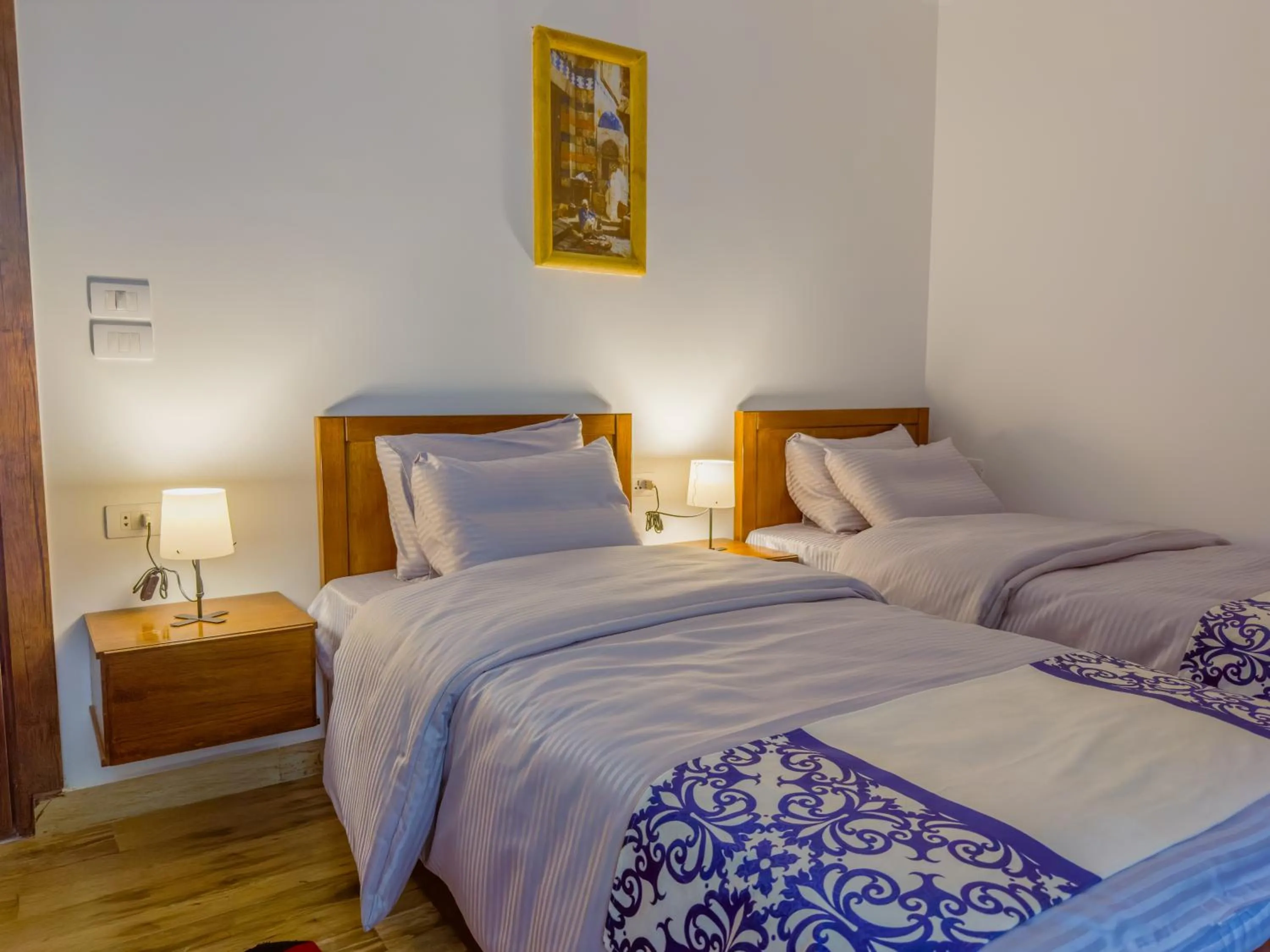 Standard Twin Room in Royal Crown Hotel Giza Pyramids View