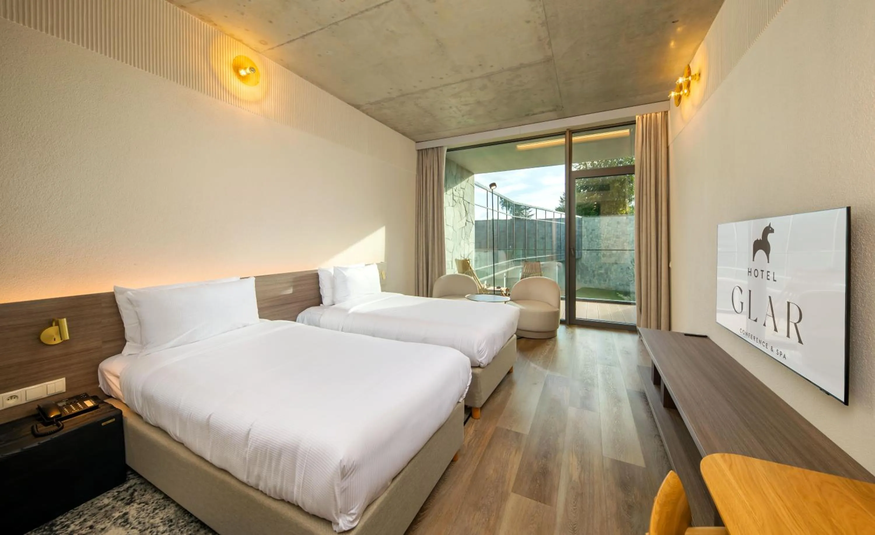 Twin Room in Hotel GLAR Conference & SPA