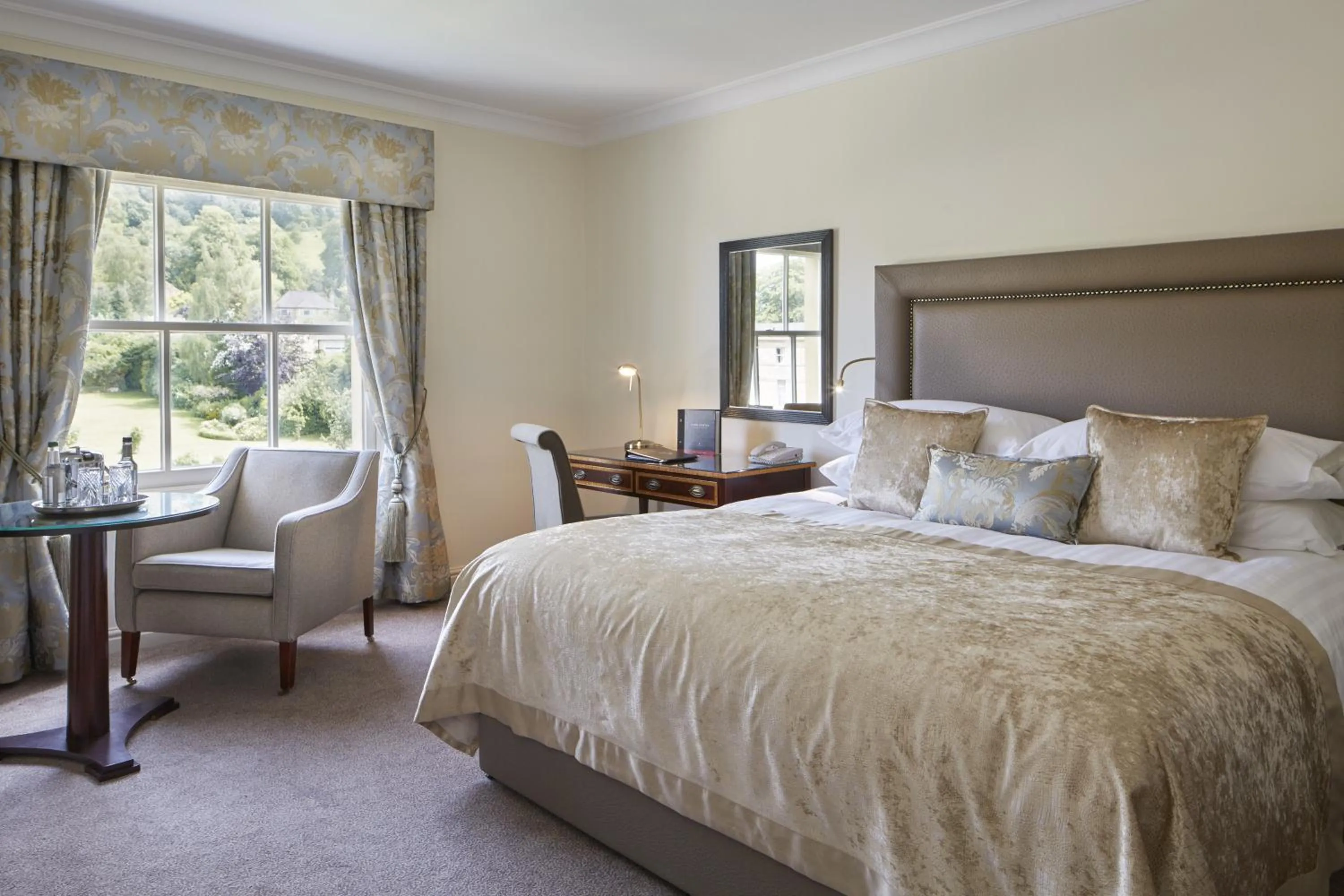 Deluxe Double Room with Garden View in Macdonald Bath Spa Hotel