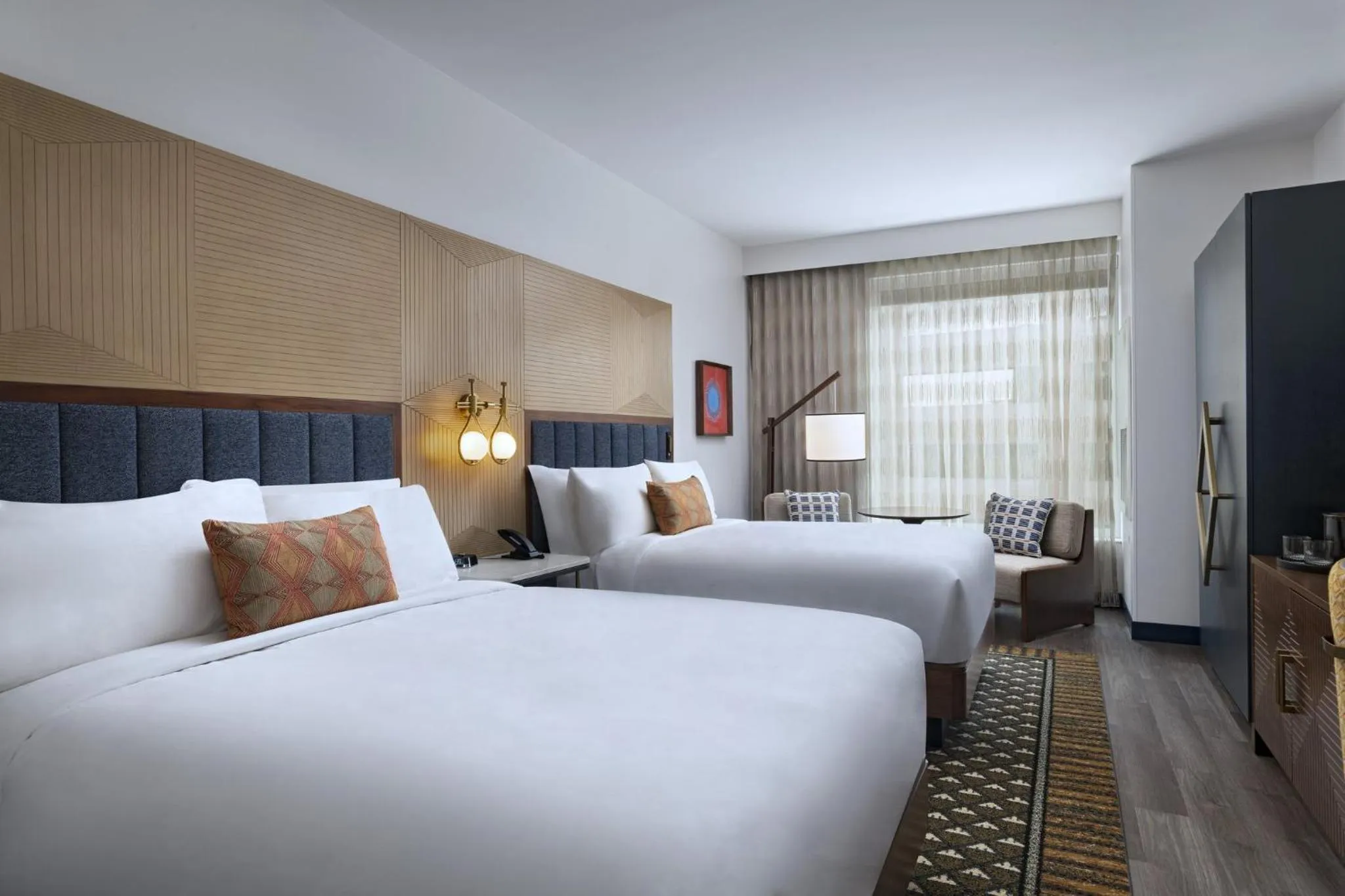 Standard Queen Room with Two Queen Beds and Canal View in Hotel Indigo Irving - Las Colinas by IHG