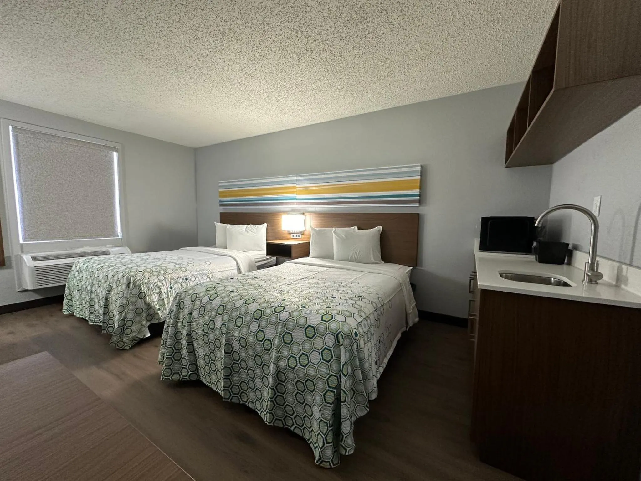 Studio Room with Two Double Beds Non-Smoking in HomeTowne Studios by Red Roof Richmond, VA - W Broad St