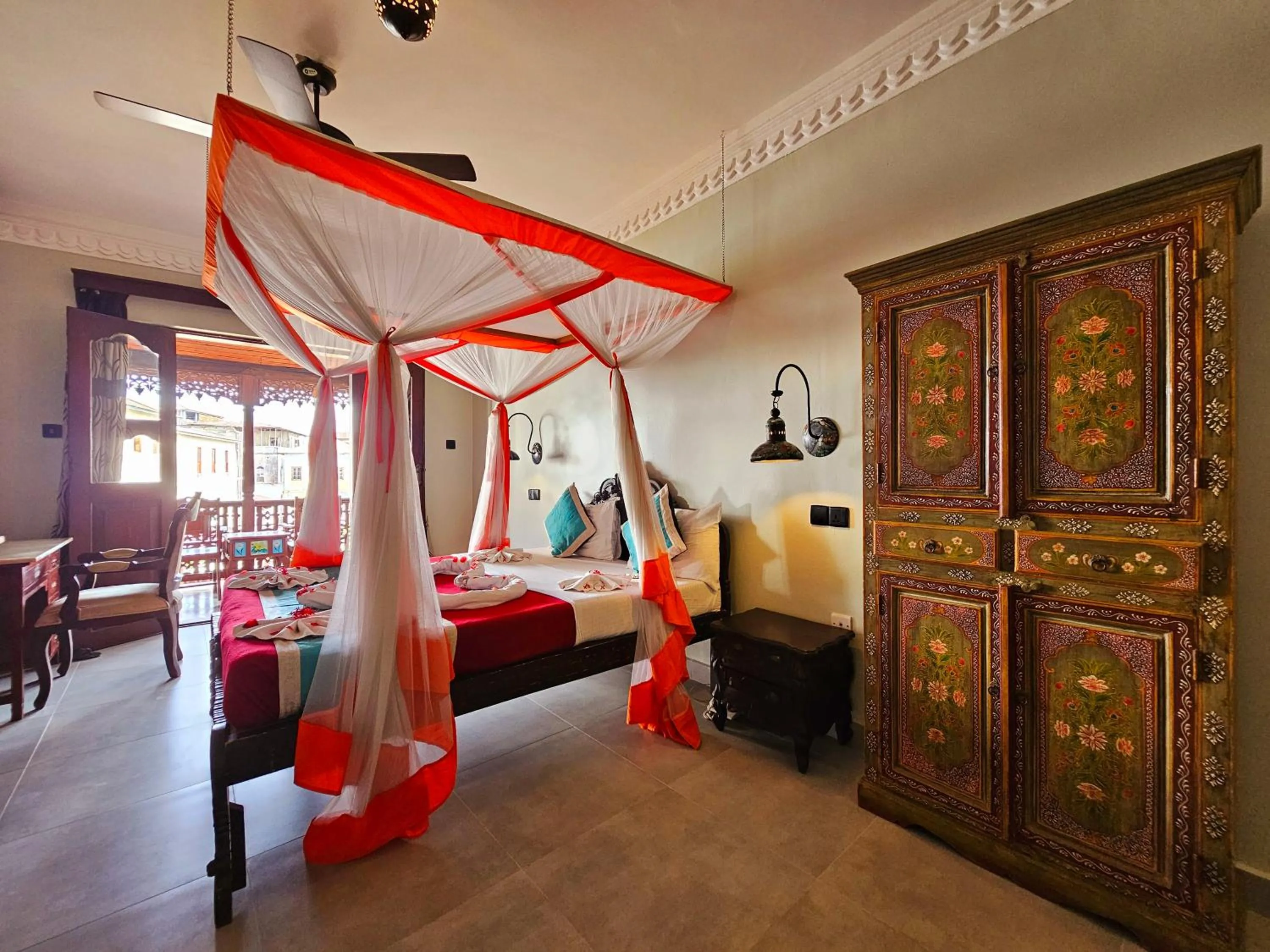 Double or Twin Room with Balcony in Mizingani Seafront Hotel