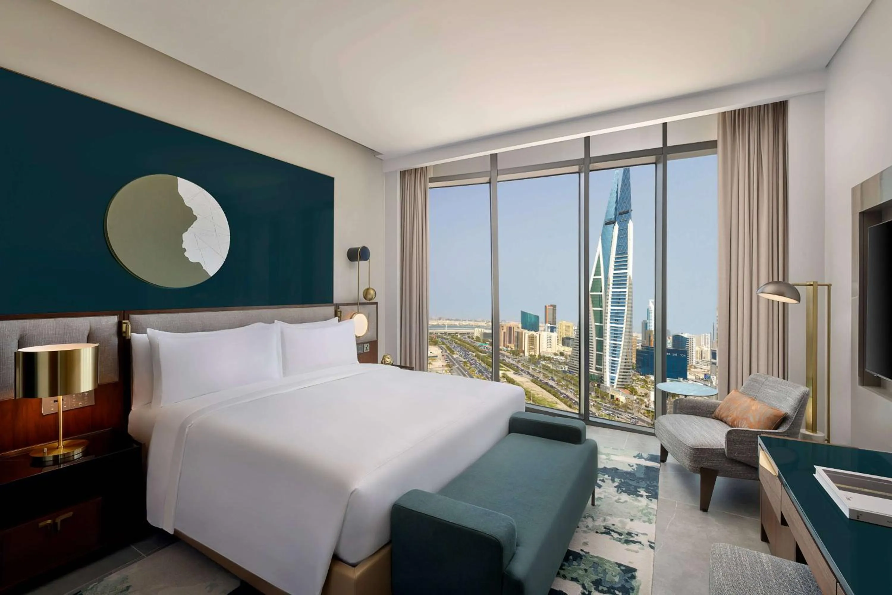 Two-Bedroom Premier Residential King Suite  in Conrad Bahrain Financial Harbour