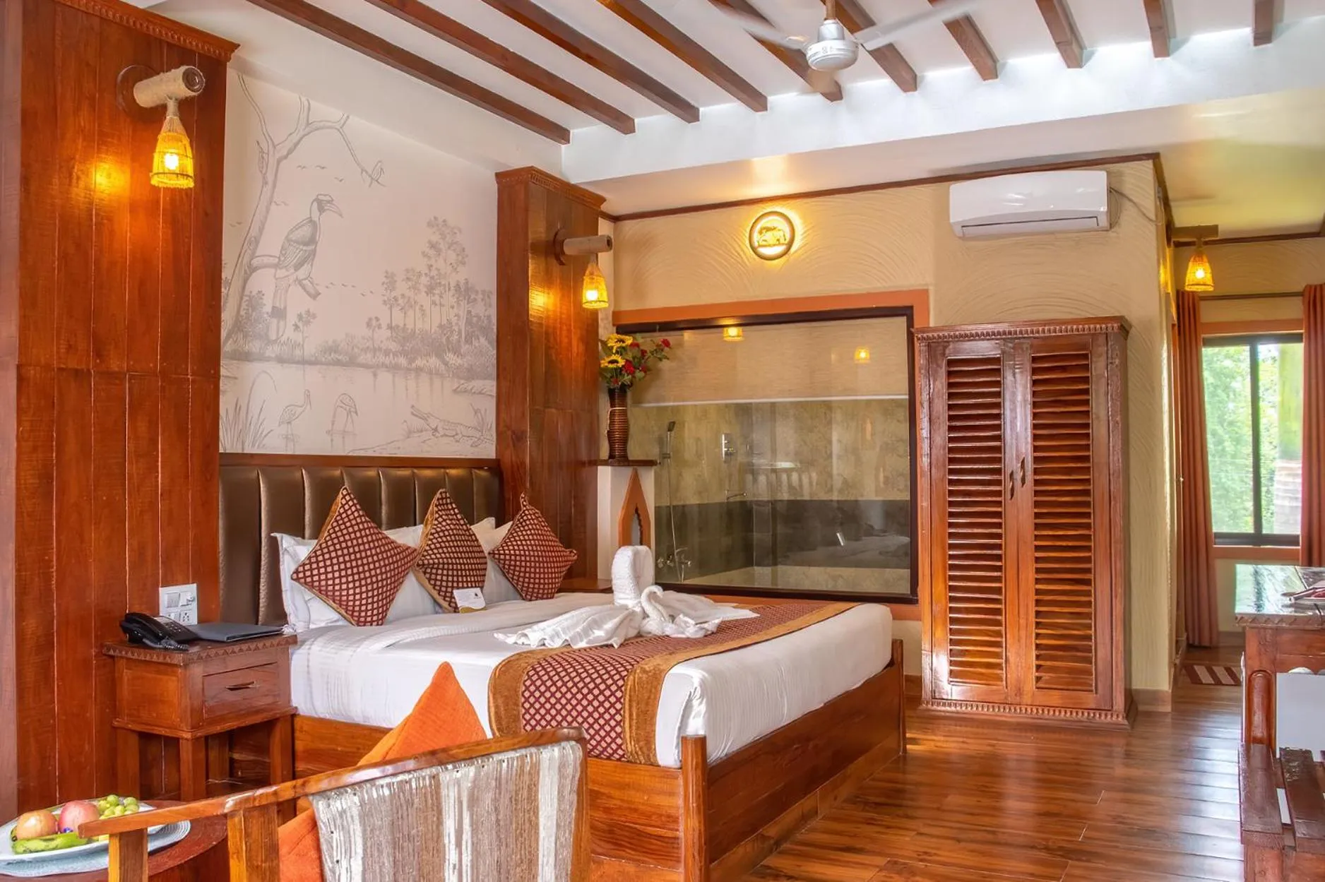 Heritage Double Room in Hotel Jungle Crown