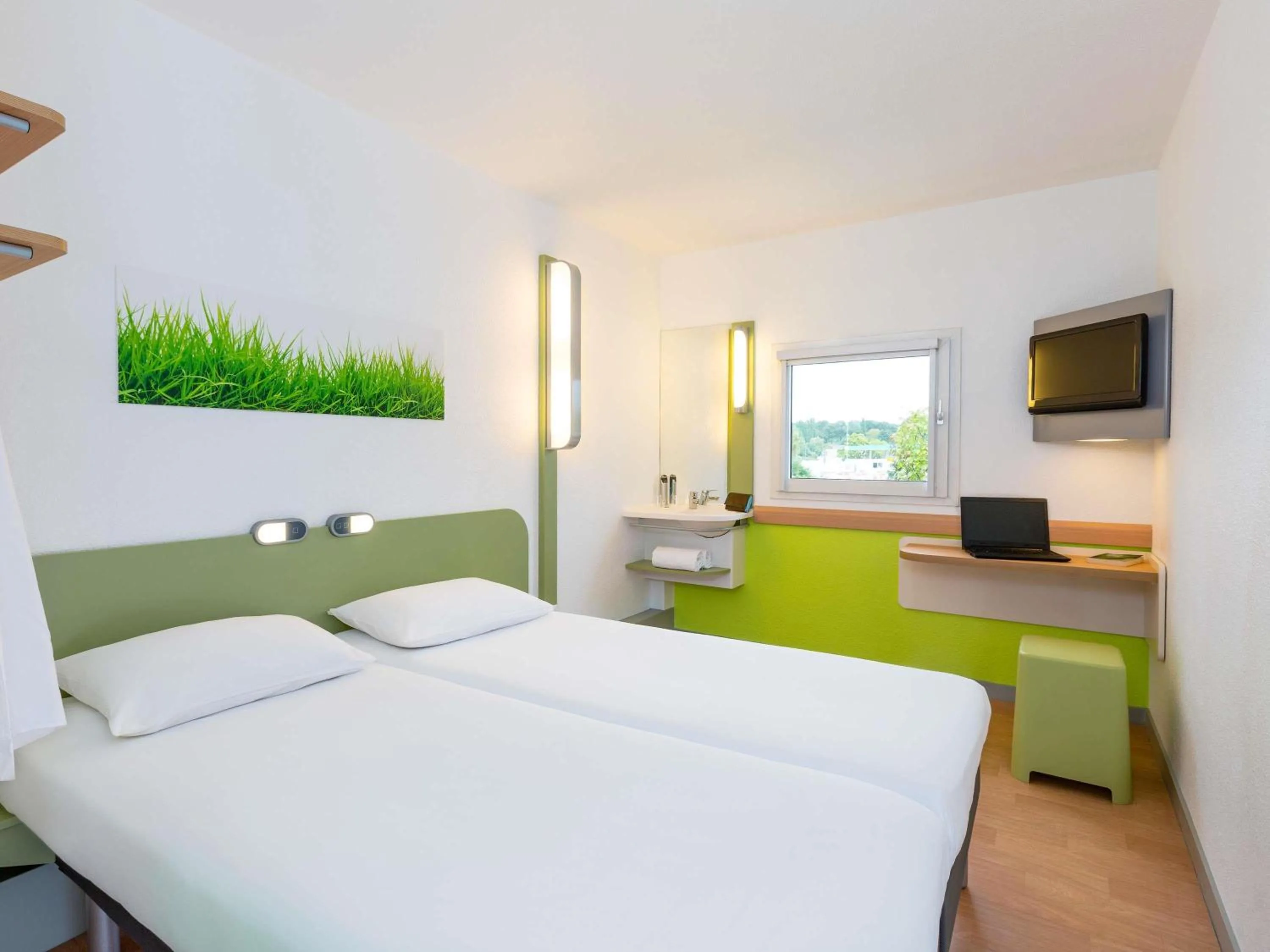 Twin Room in Ibis Budget Angers Parc des Expositions