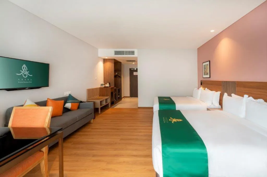 Queen Room with Two Queen Beds in Arena Premier Hotel