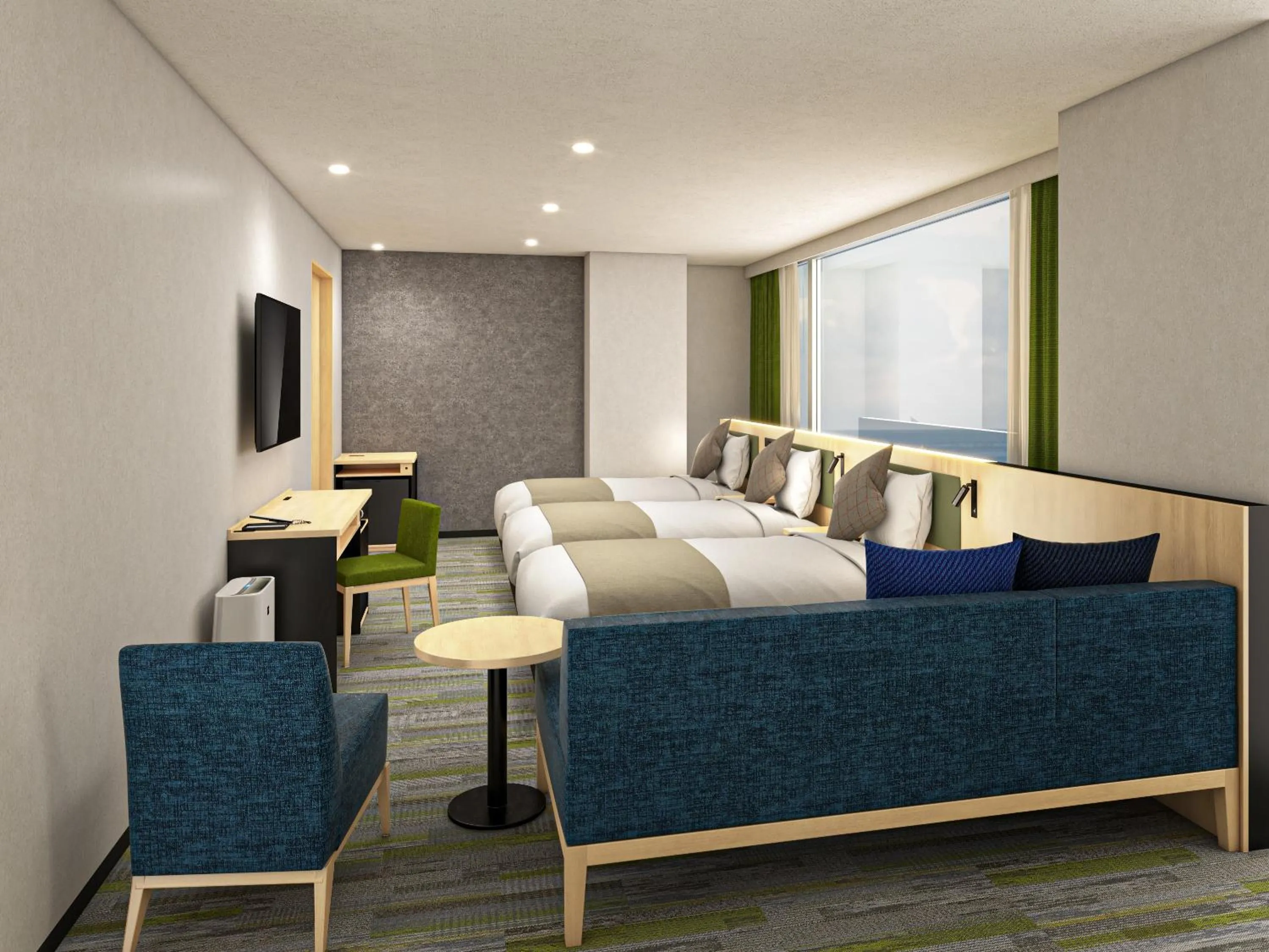 Renewal Superior Quadruple Room - Non-Smoking in HOTEL MYSTAYS Miyazaki