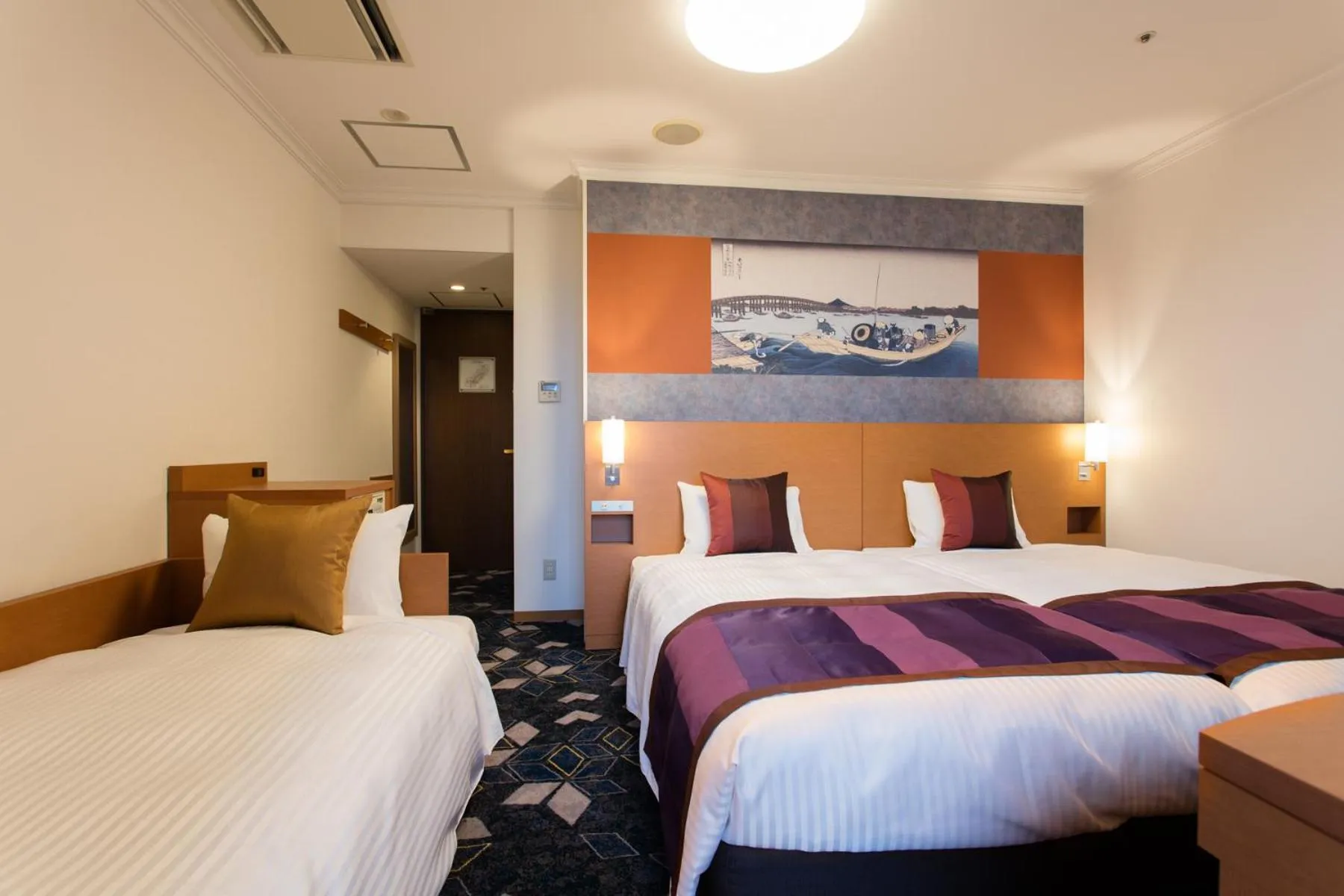 Superior Twin Room with Extra Bed - Non Smoking in Ryogoku View Hotel