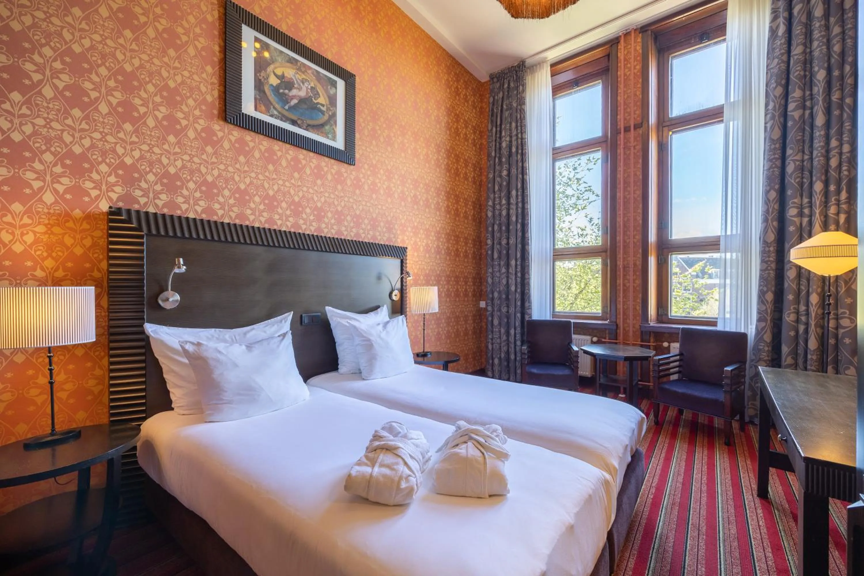 Deluxe Room with Canal View in Grand Hotel Amrâth Amsterdam