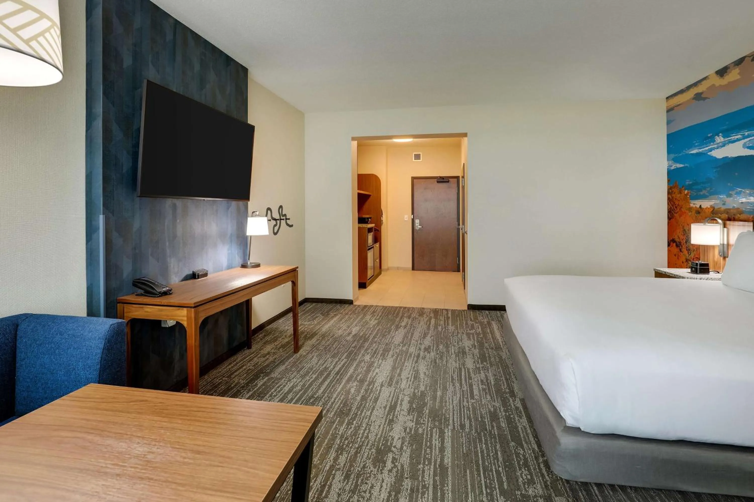 1 King Bed - Accessible, Roll-in Shower in Drury Plaza Hotel Chattanooga Hamilton Place