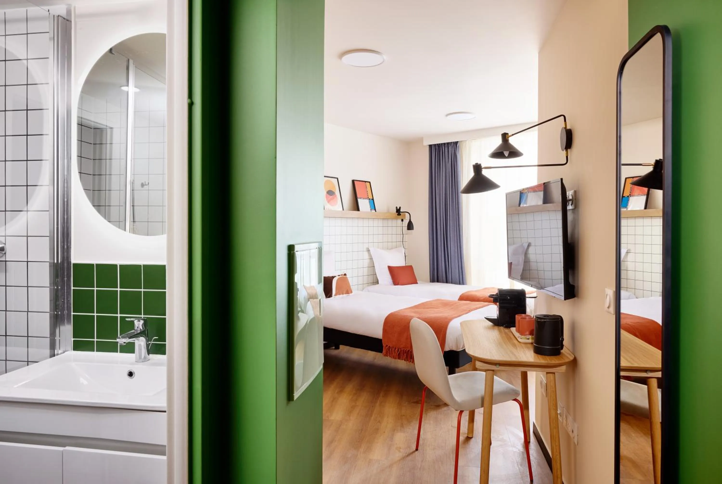 La Room Premium Twin in Hife Paris Issy Porte de Versailles