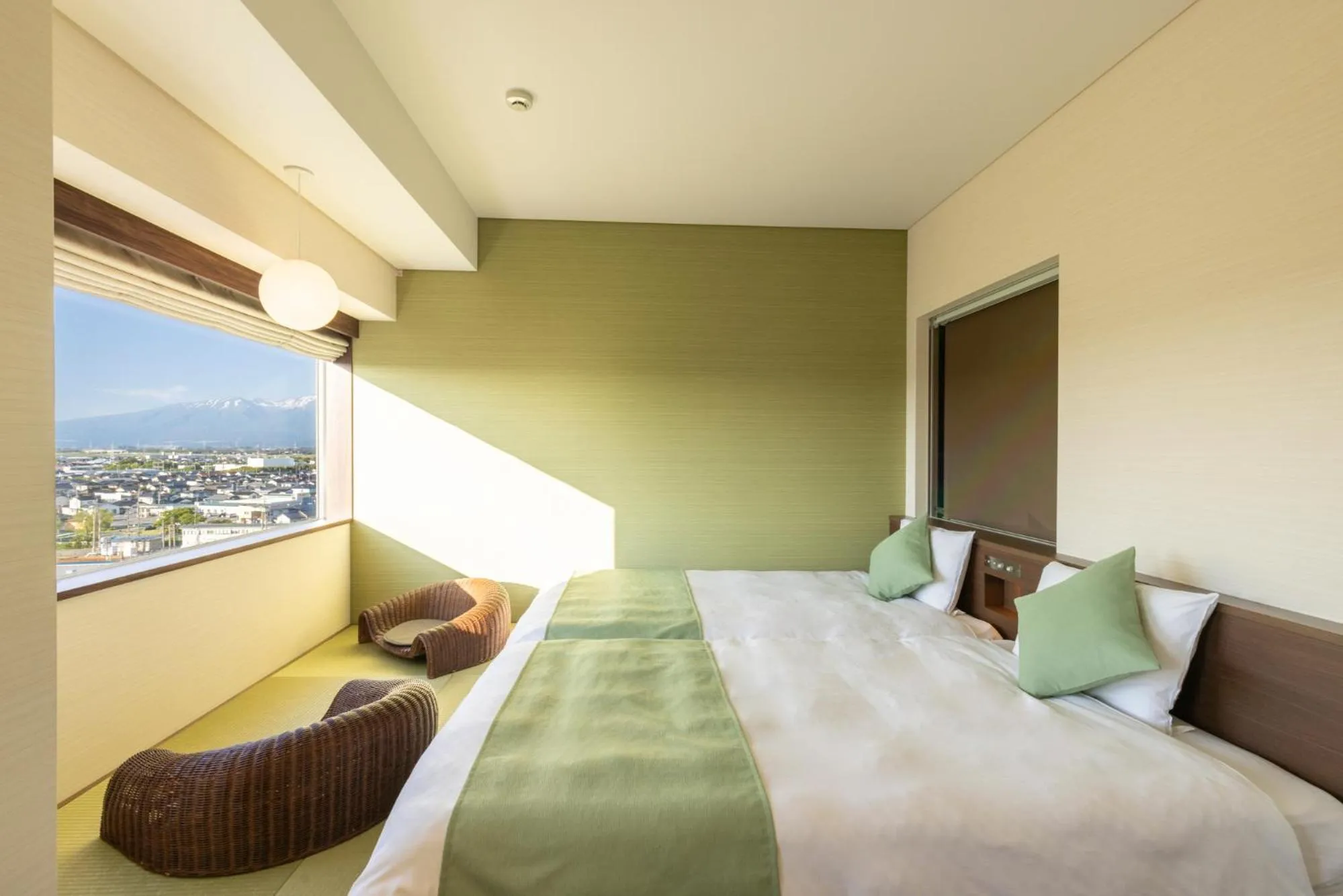 Twin Room with Tatami-3or4th Floor - single occupancy - Non-Smoking in Tsukino HOTEL