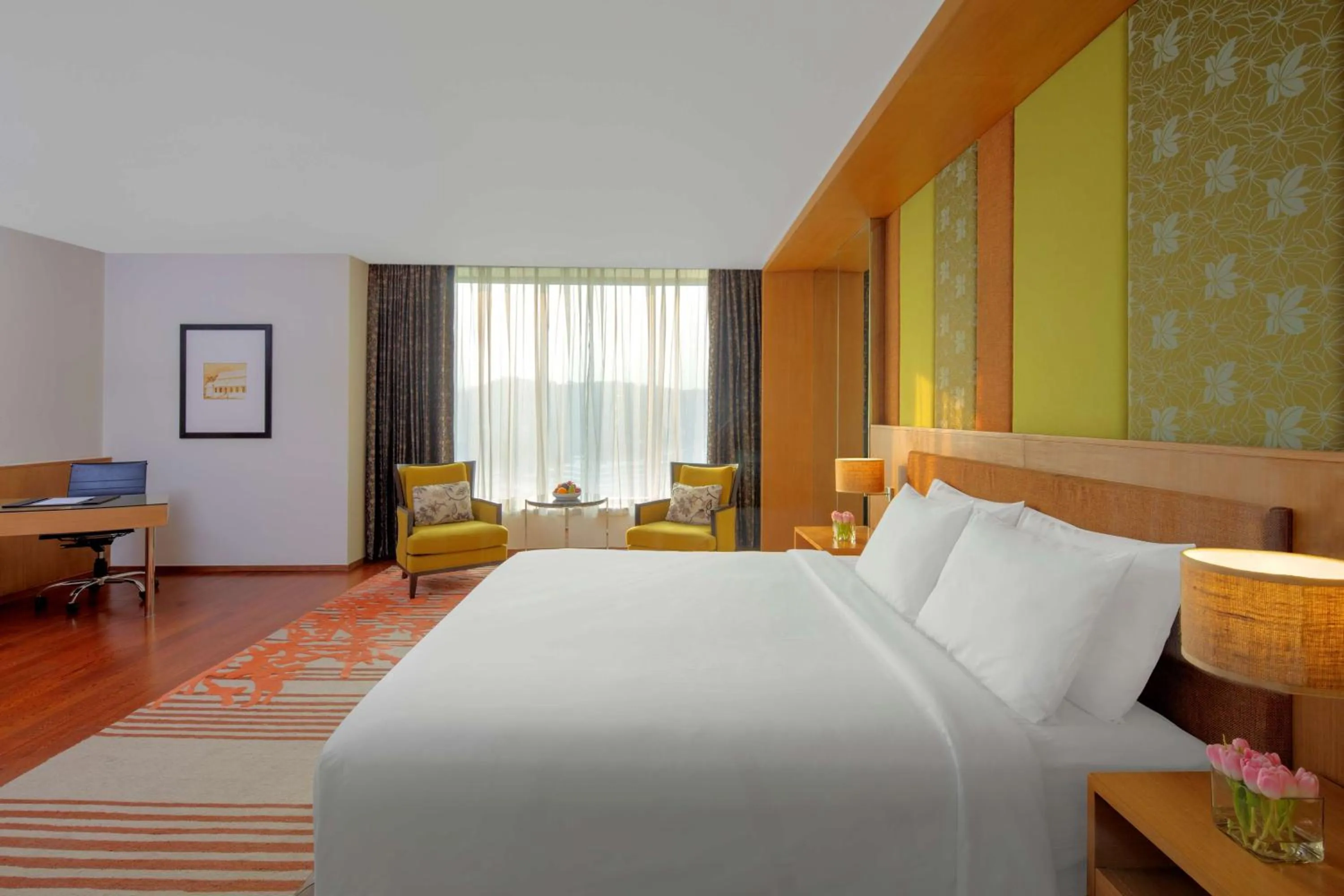 Junior Suite with King bed, Bath tub, free Wi-fi, 1 way airport transfer in Radisson Blu Hotel Guwahati