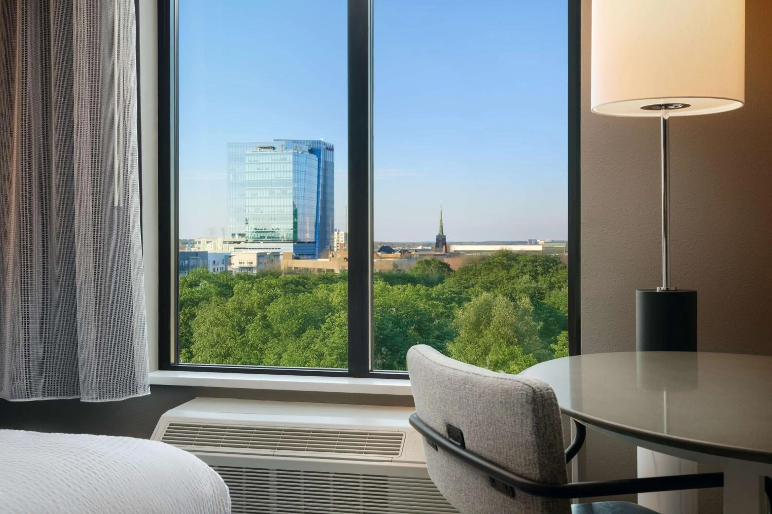 Queen Room with Two Queen Beds and City View in Tempo By Hilton Raleigh Downtown