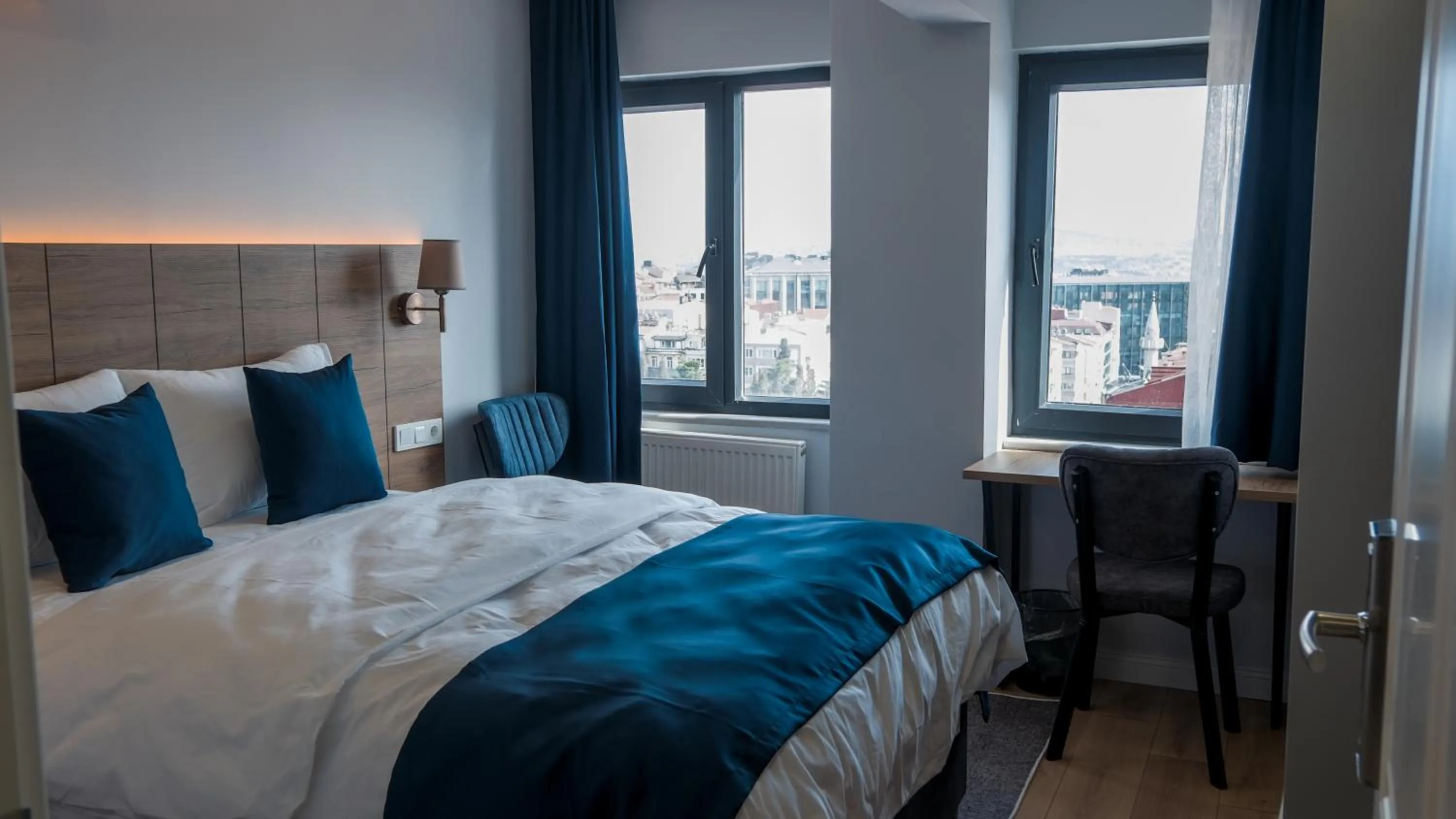 Budget Double Room in The Blue Suites