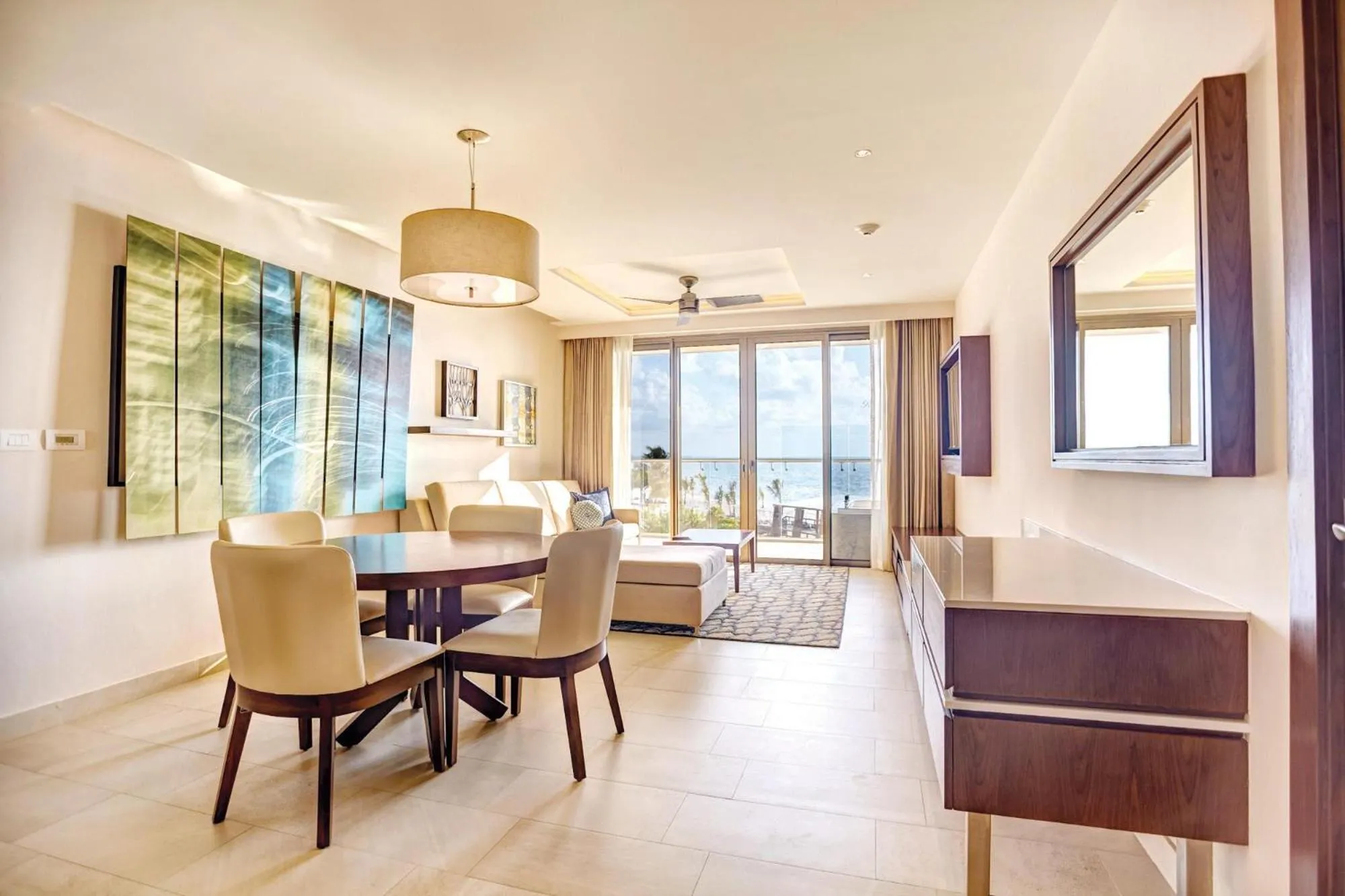 Luxury Presidential One Bedroom Suite Ocean View Diamond Club in Royalton Riviera Cancun, An Autograph Collection All-Inclusive Resort & Casino