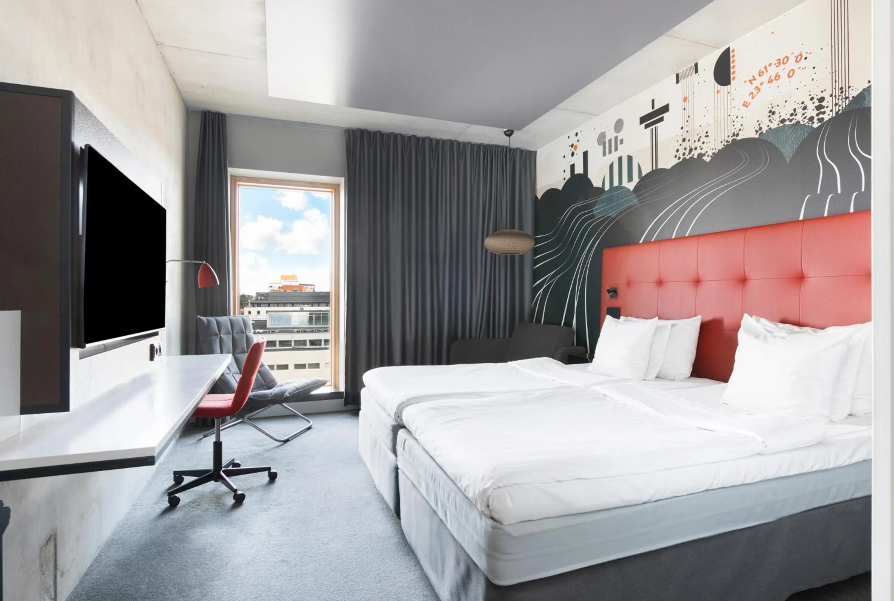 Standard Twin Room with Extra Bed in Solo Sokos Hotel Torni Tampere