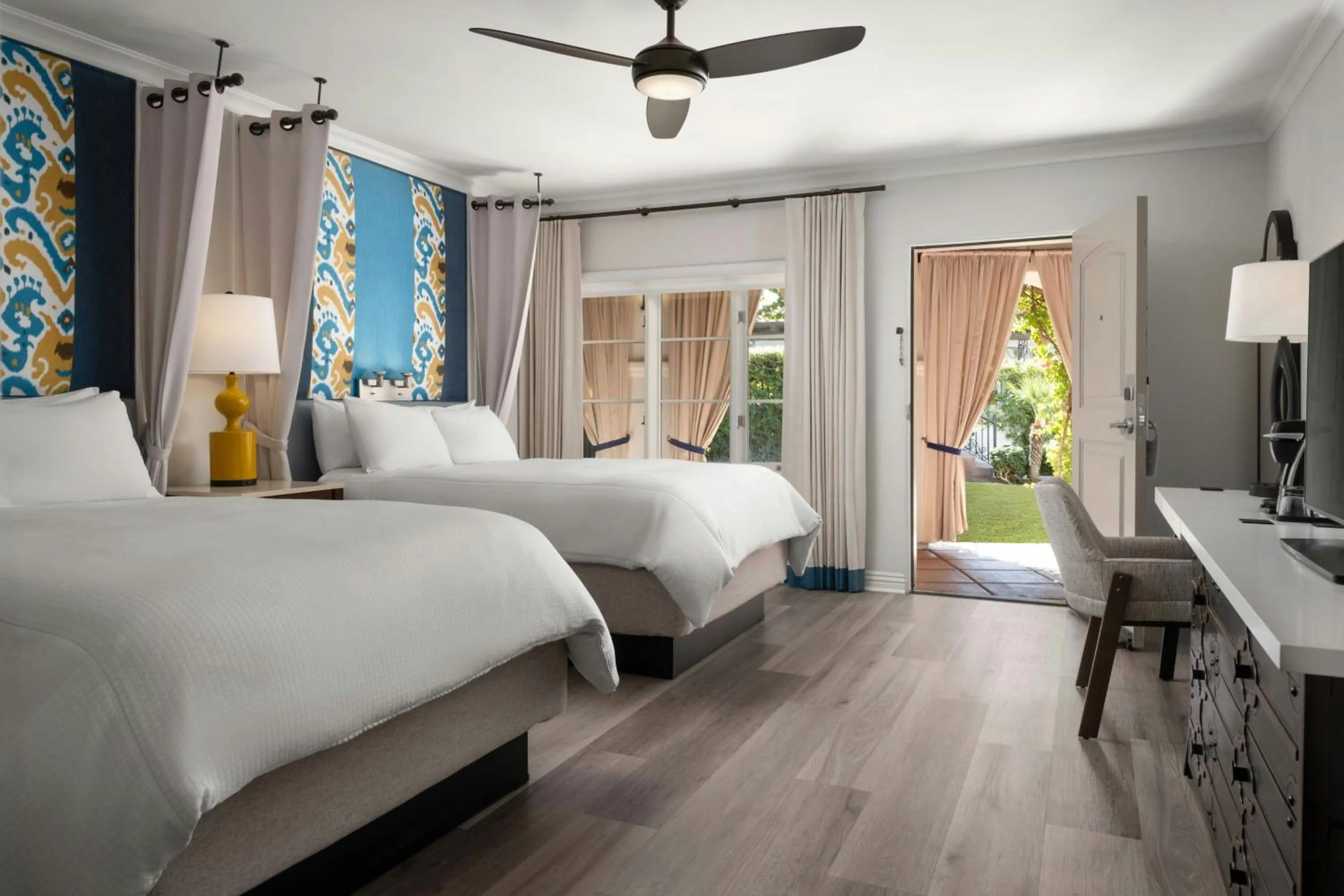 Guest Room with Two Double Beds in Triada Palm Springs, Autograph Collection