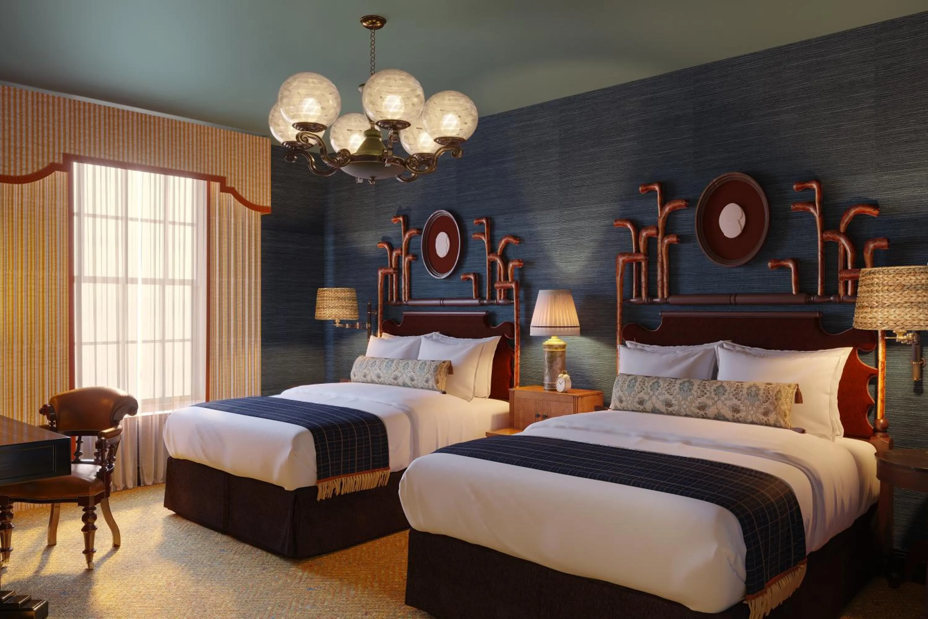 Graduate Queen Room with Two Queen Beds and Bath Tub - Mobility Accessible in Graduate by Hilton Princeton