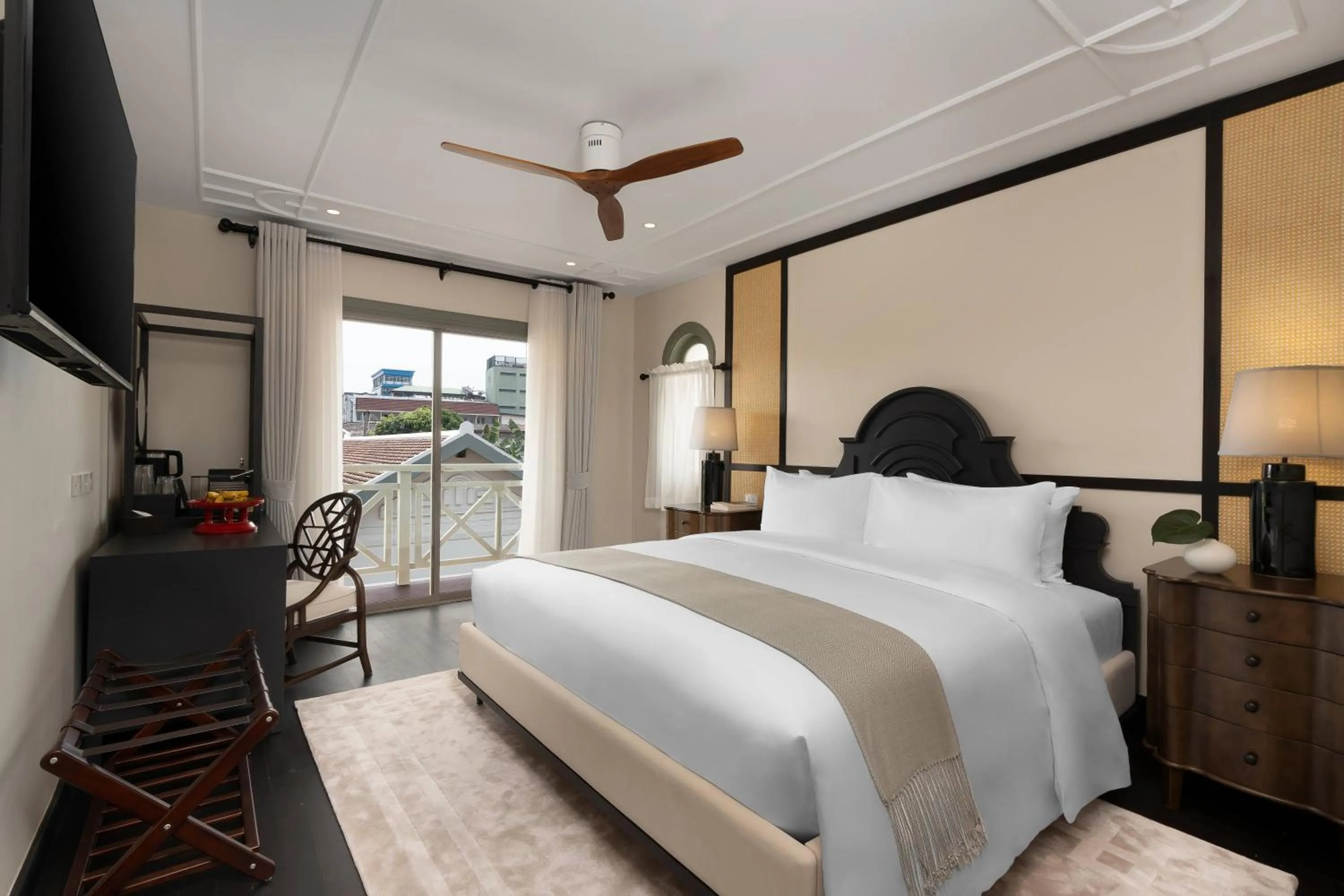 King Room with Garden View in Souphattra Heritage Vientiane