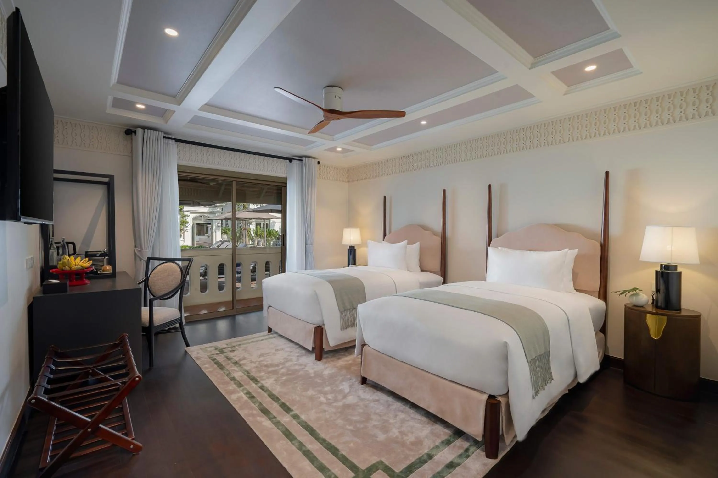 Twin Room with Balcony in Souphattra Heritage Vientiane