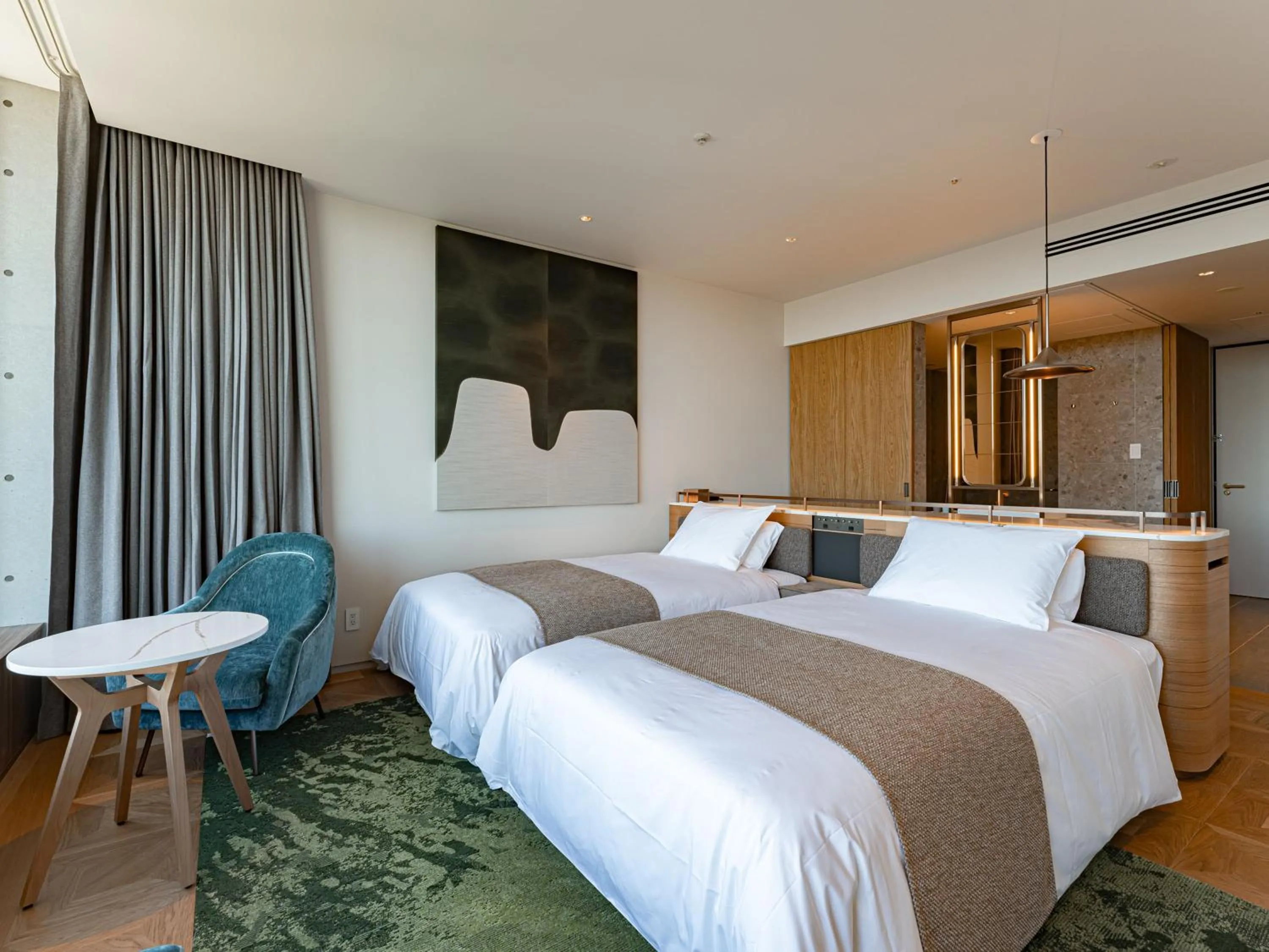 Premium Twin Room A in GREENITY IWATA