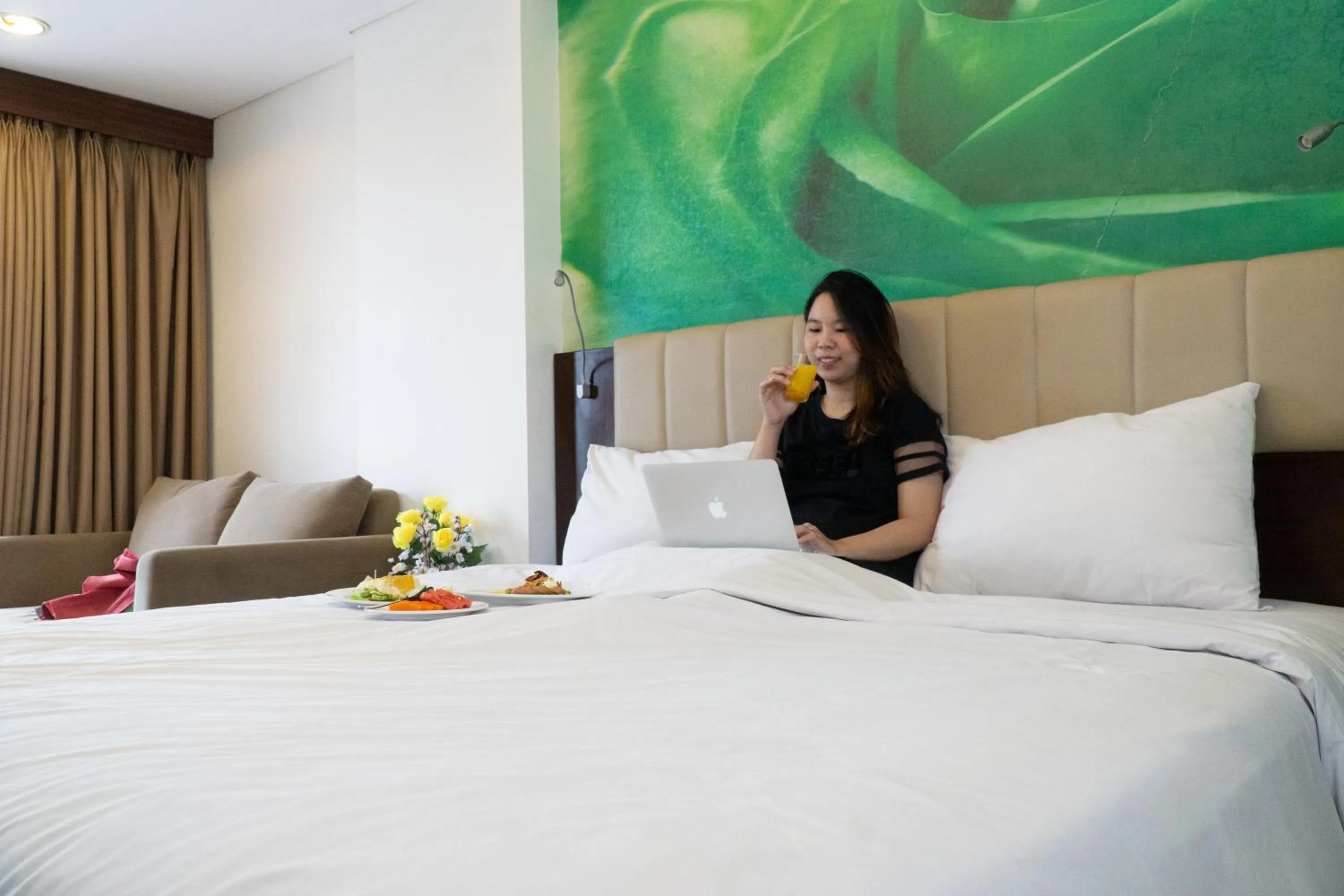 Deluxe Double Room with Balcony in PrimeBiz Cikarang